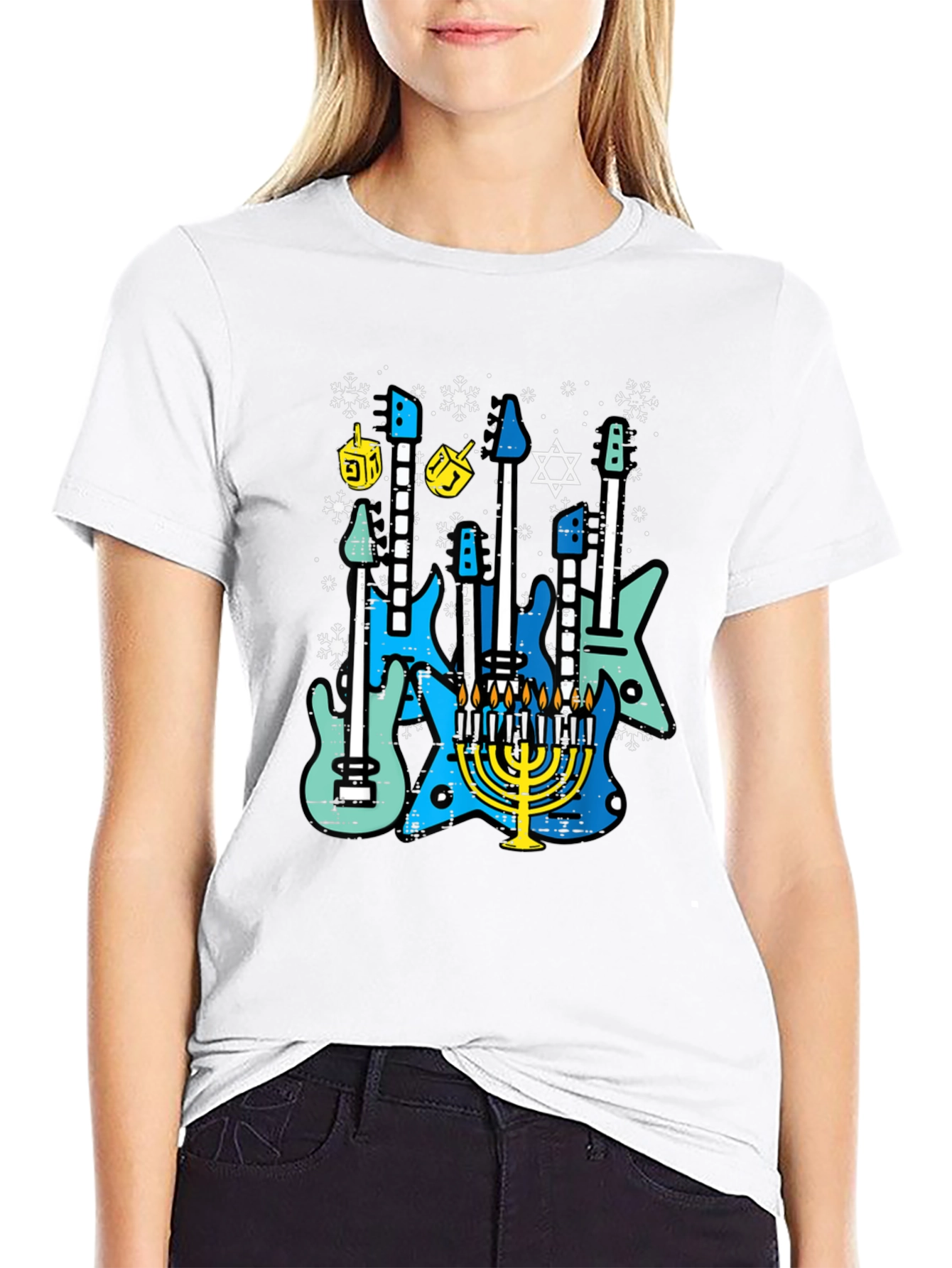 Hanukkah Guitar T-Shirt