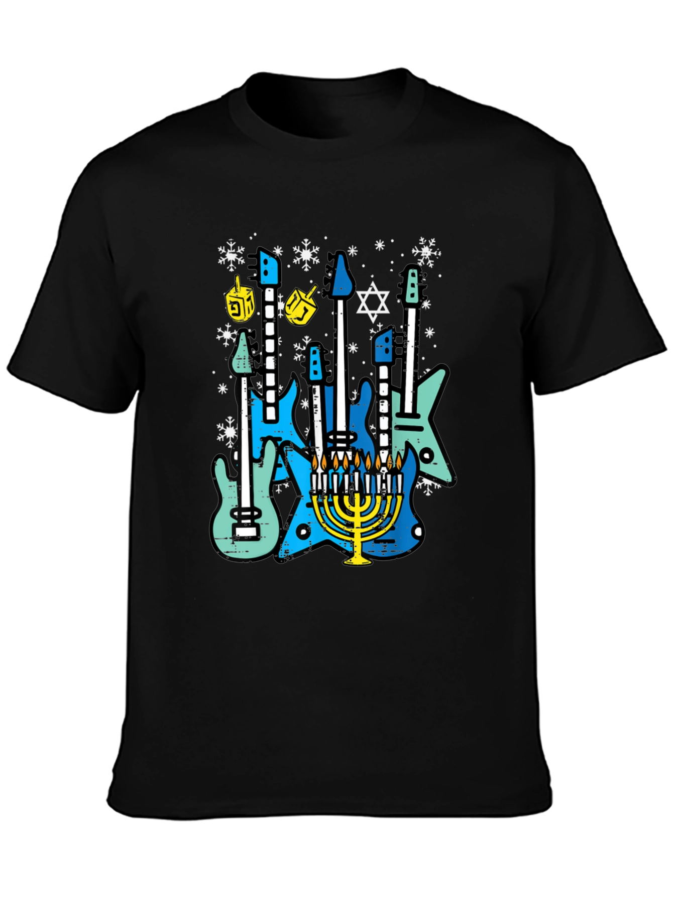 Hanukkah Guitar T-Shirt