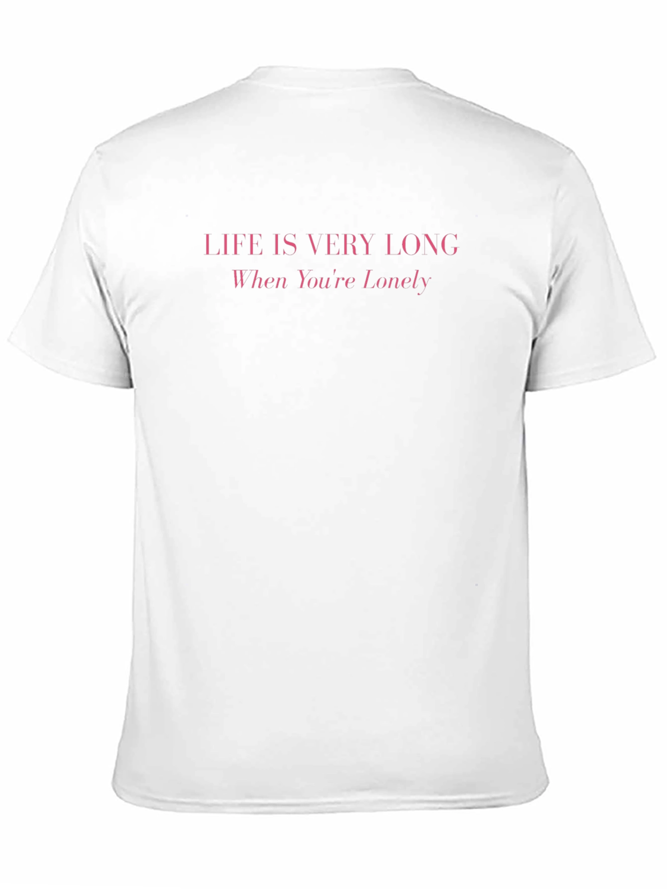 Life Is Very Long Graphic Tee - Black