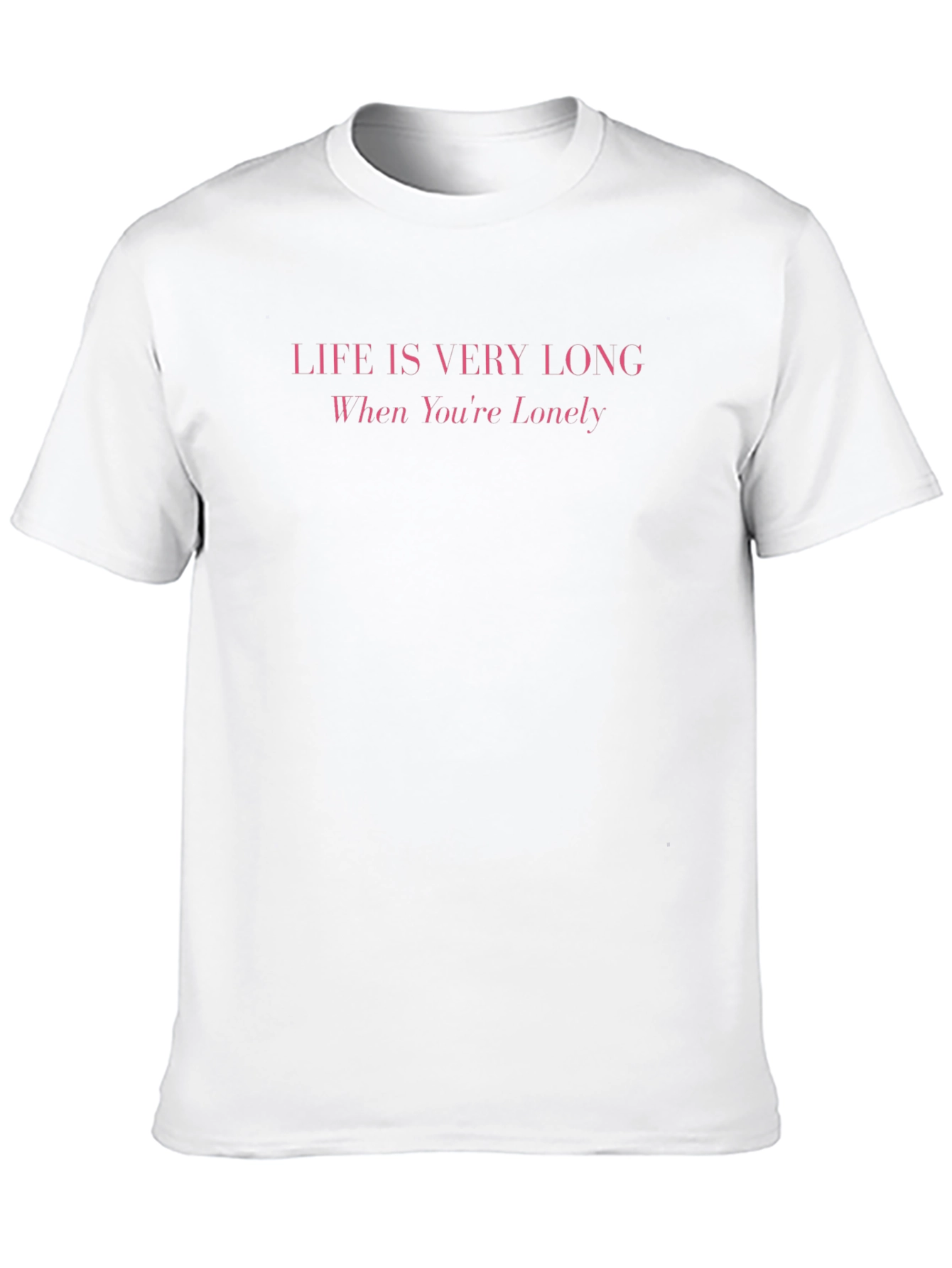 Life Is Very Long Graphic Tee - Black