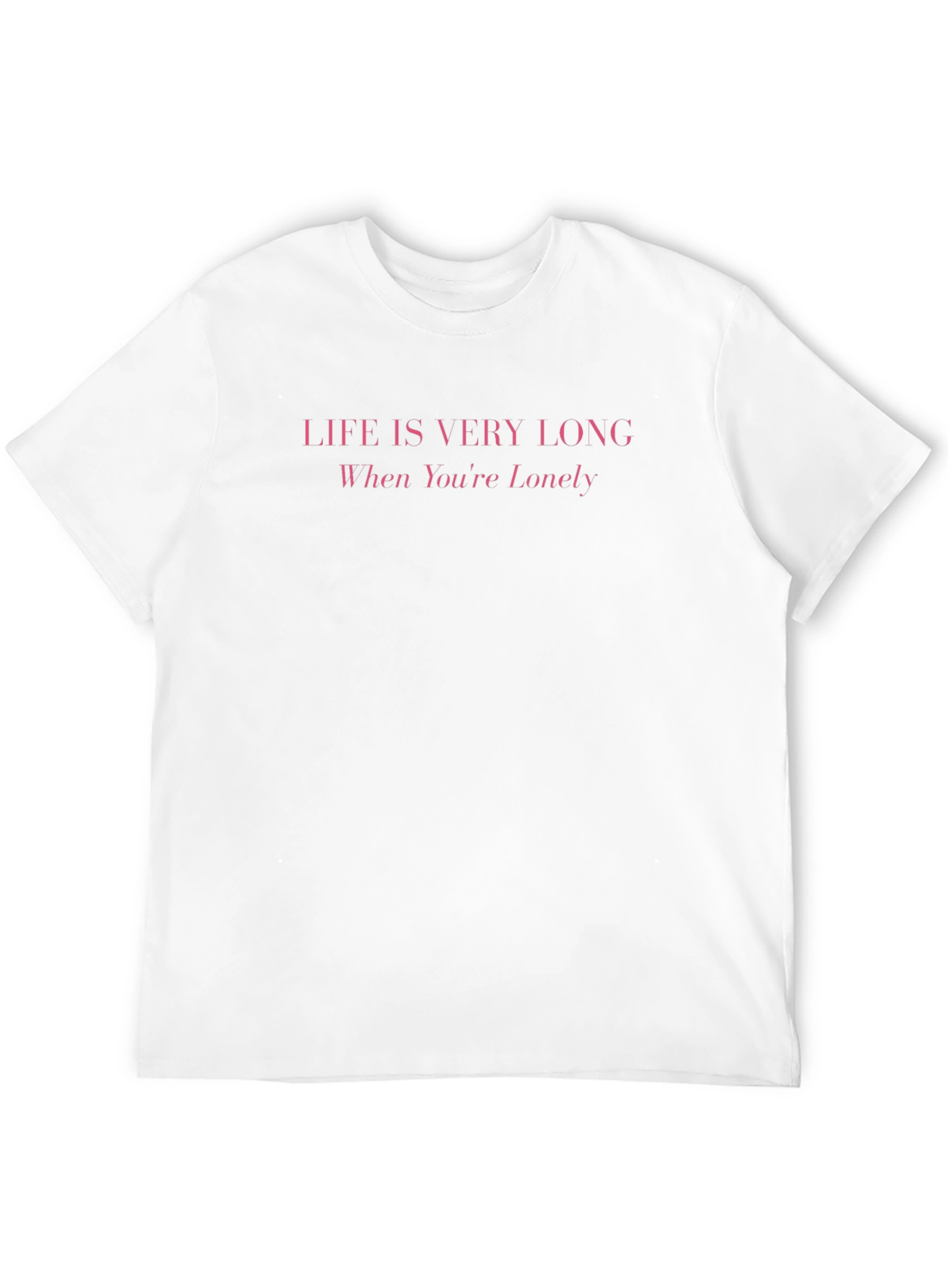 Life Is Very Long Graphic Tee - Black