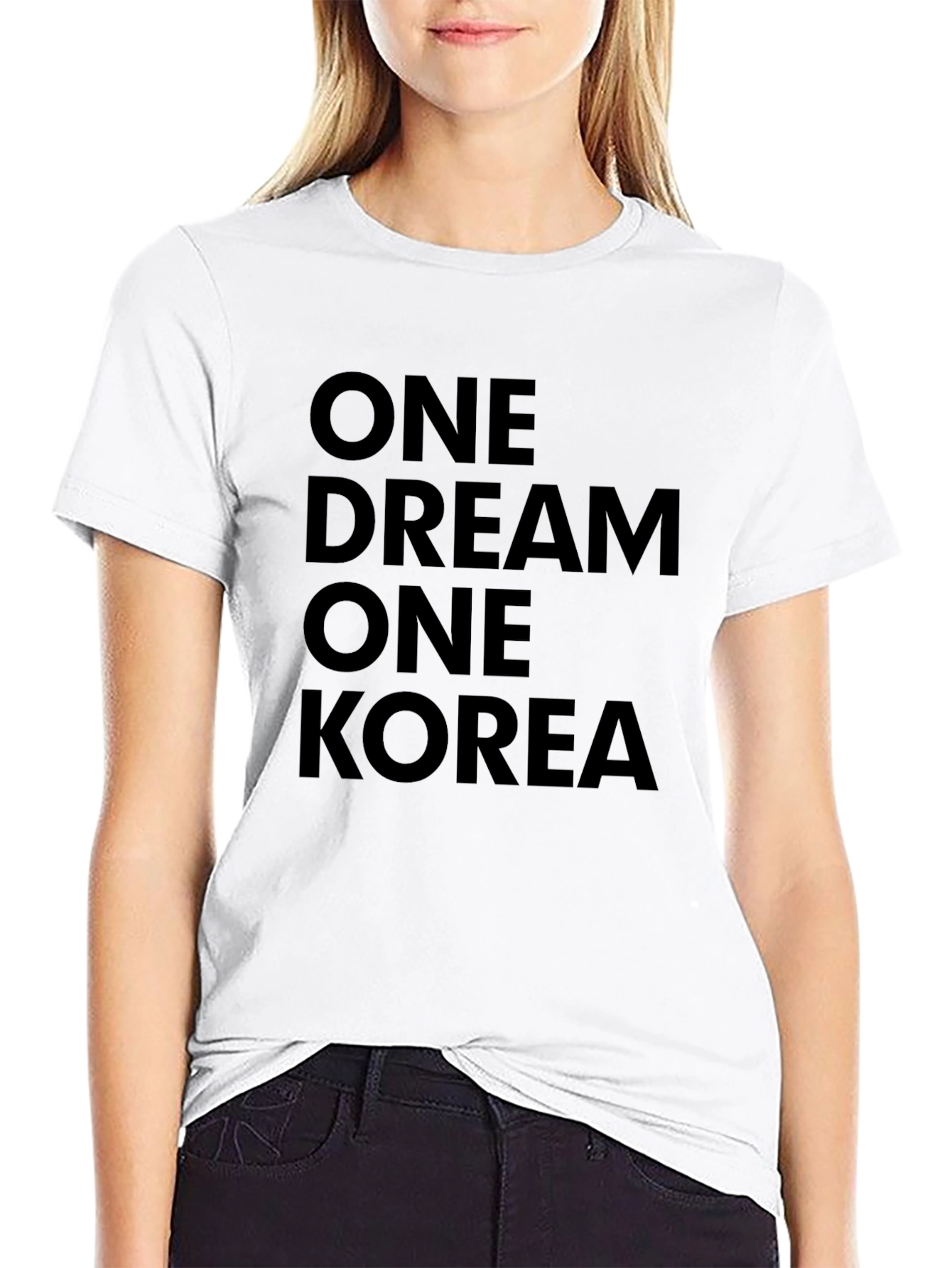 One Dream One Korea Black T-Shirt