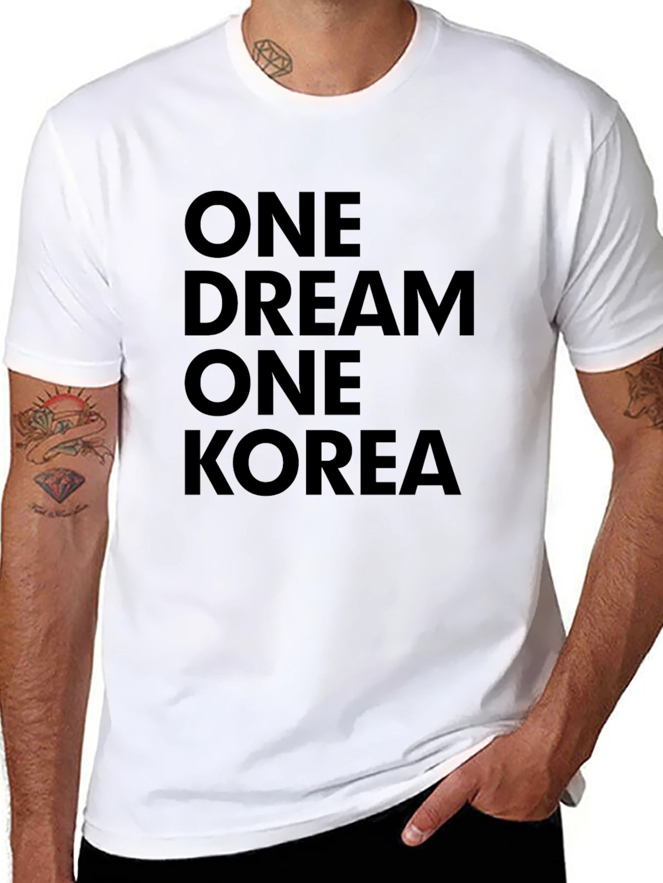 One Dream One Korea Black T-Shirt