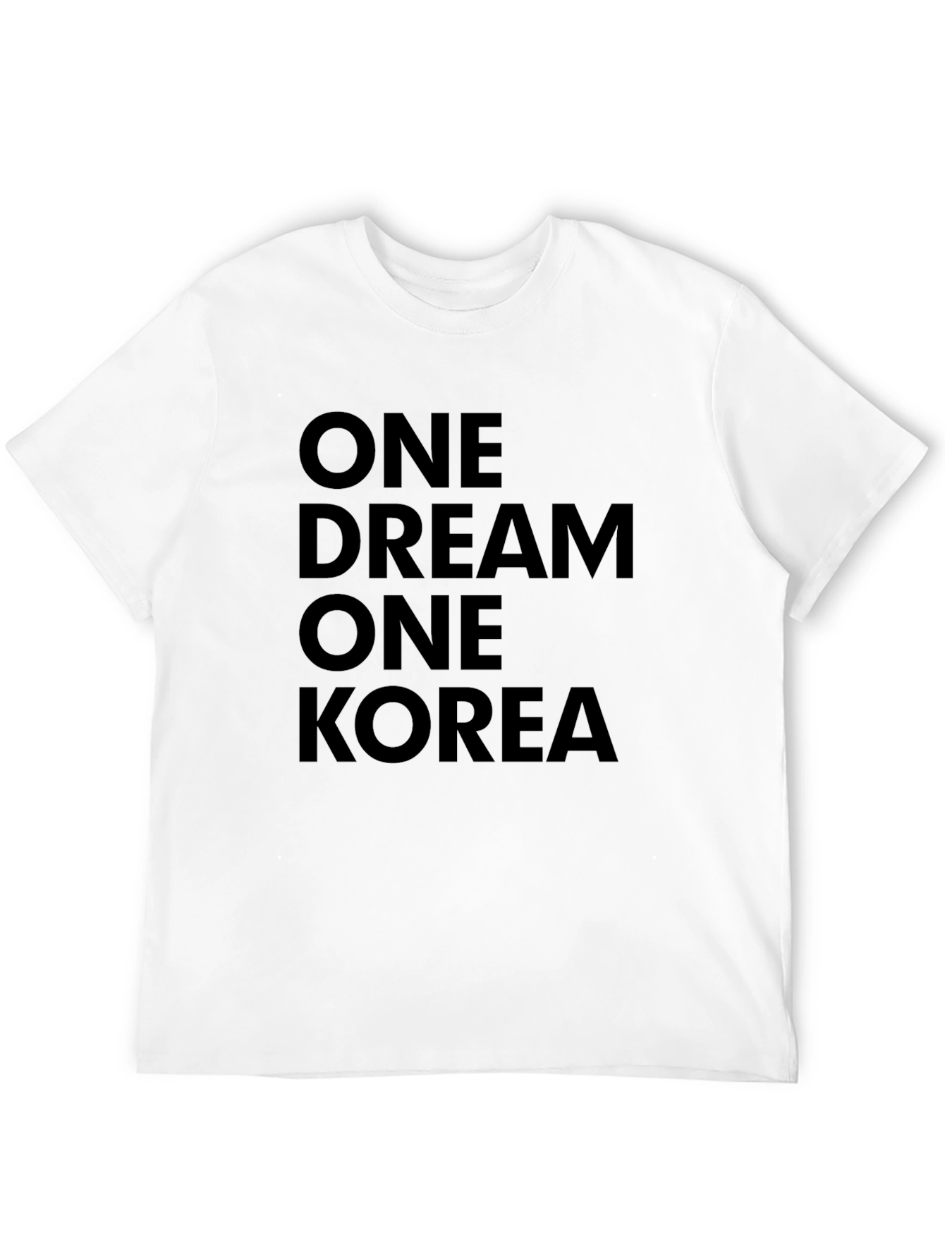 One Dream One Korea Black T-Shirt
