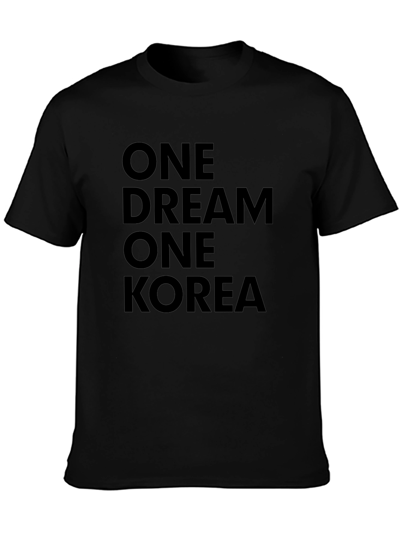 One Dream One Korea Black T-Shirt