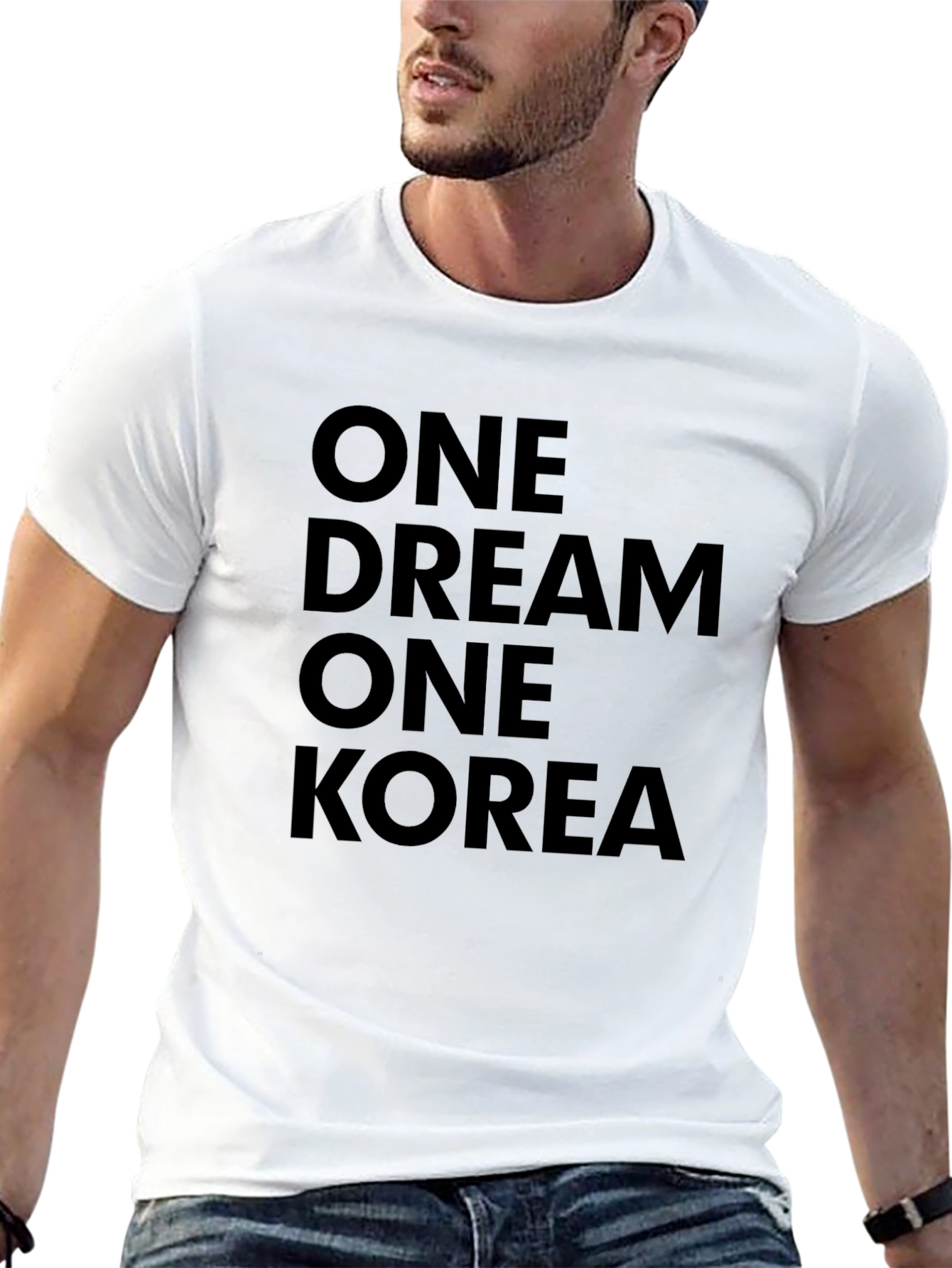 One Dream One Korea Black T-Shirt