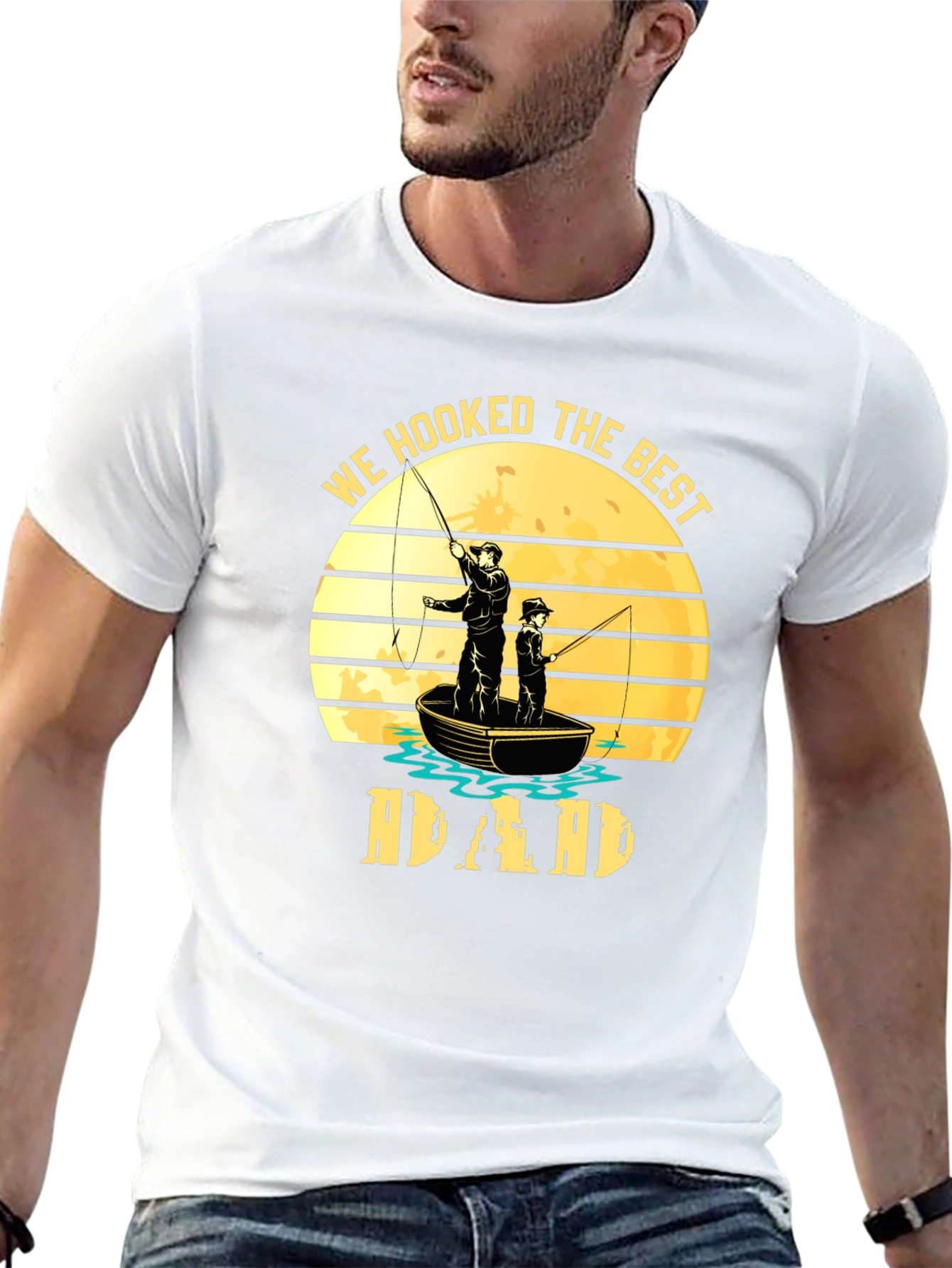 Best Dad Fishing T-Shirt Fathers Day