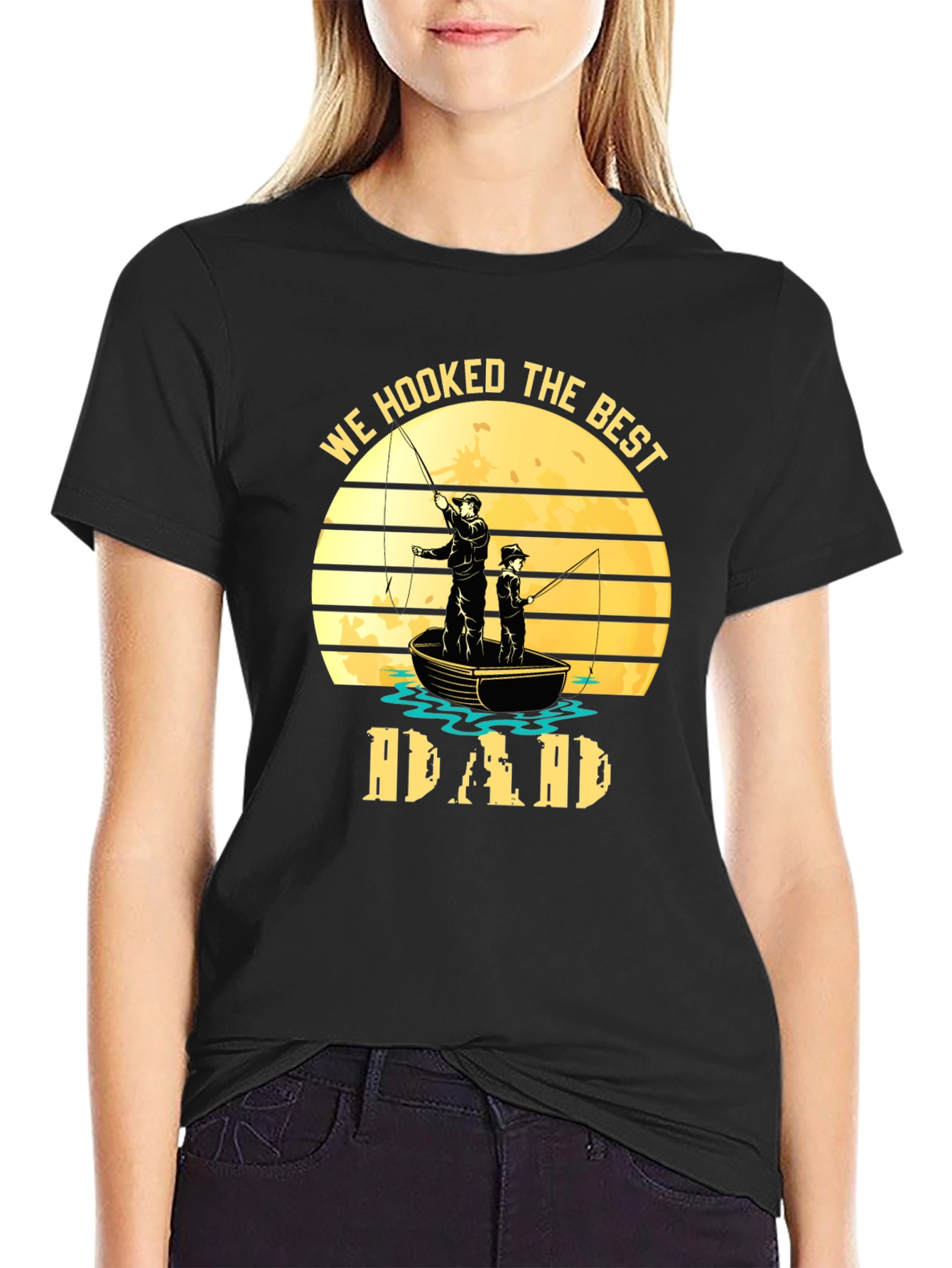 Best Dad Fishing T-Shirt Fathers Day