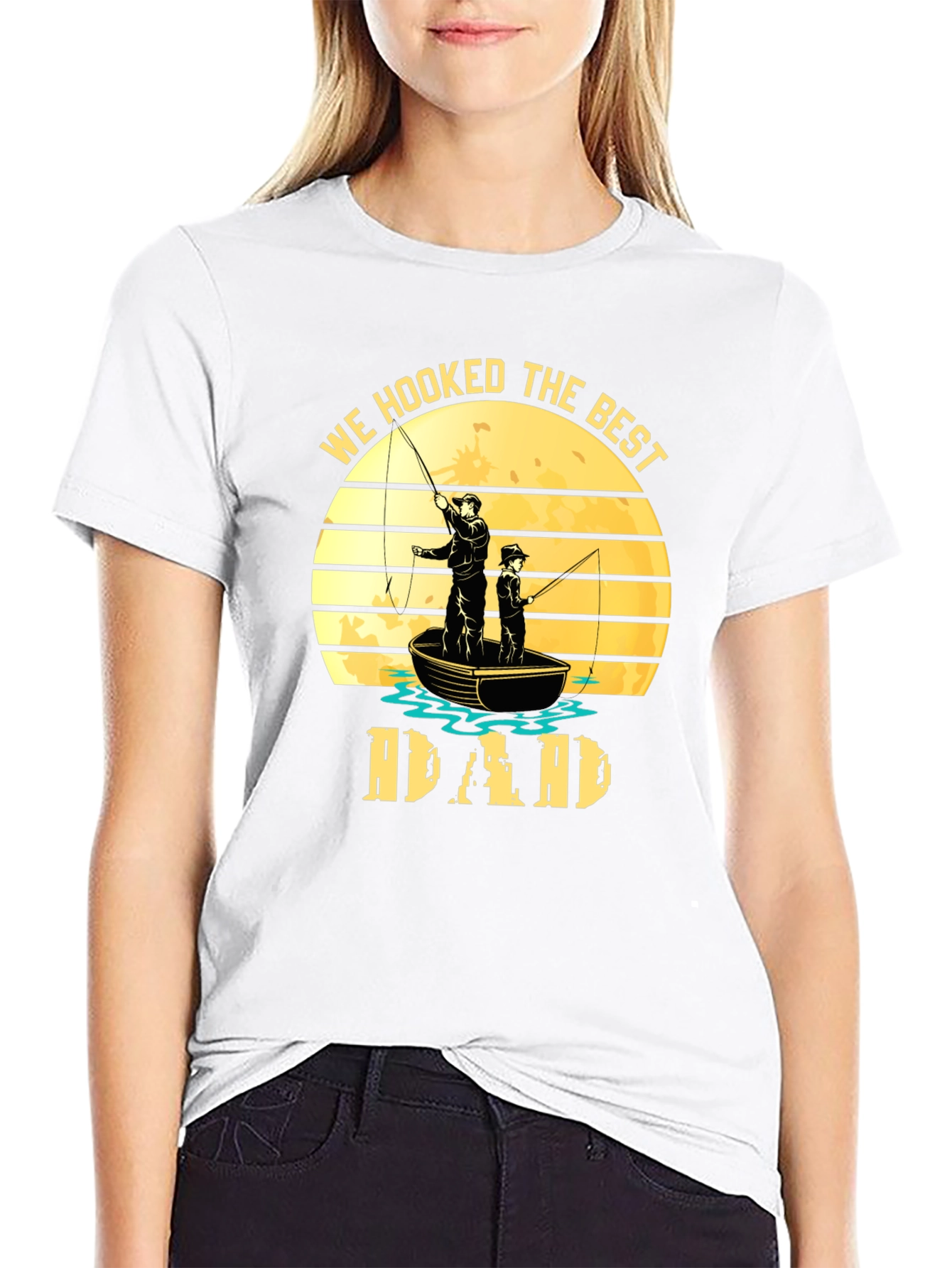 Best Dad Fishing T-Shirt Fathers Day