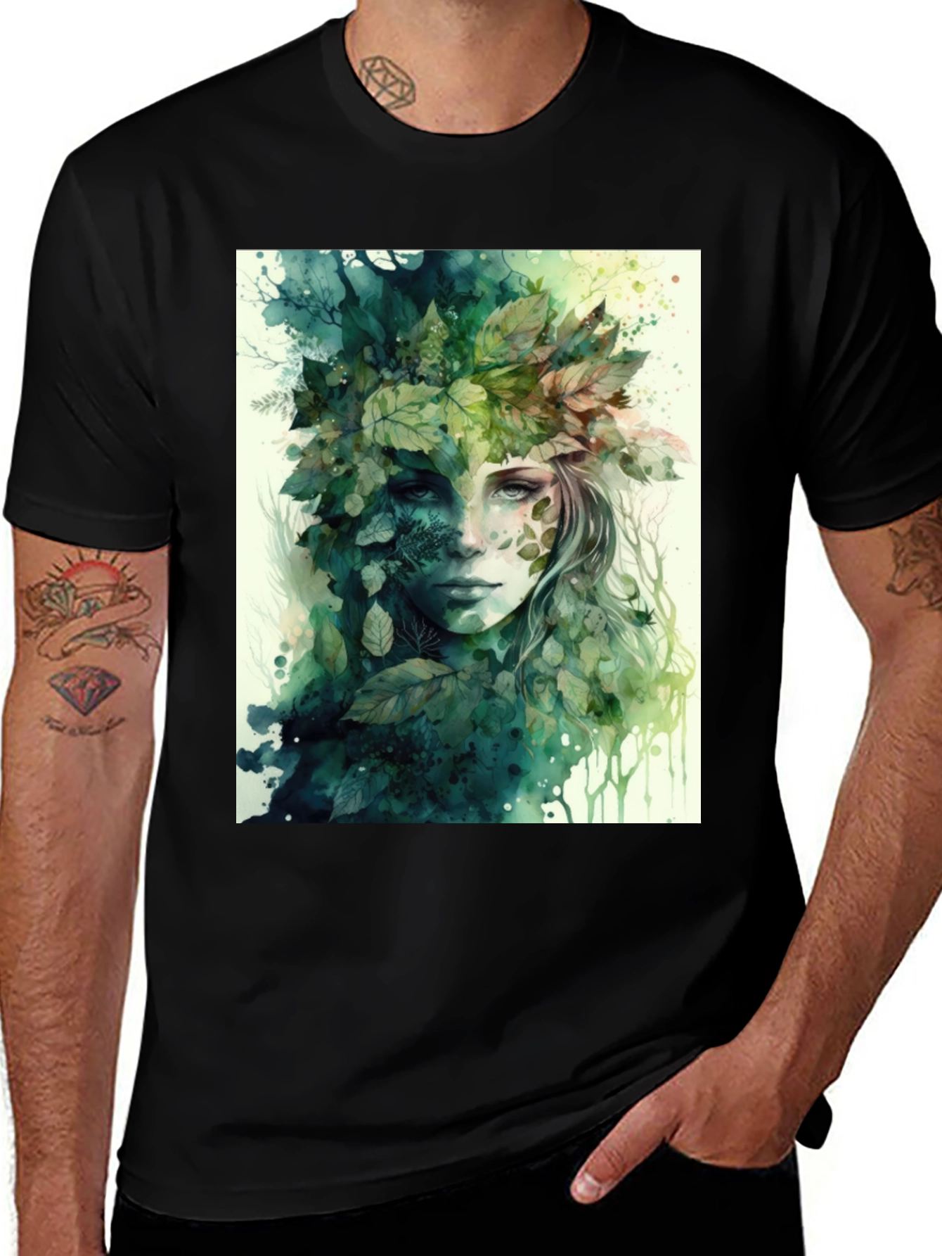 Nature Spirit Graphic Tee - Eco-Friendly Style
