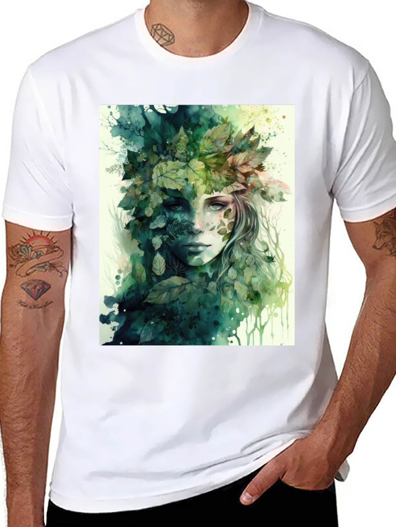 Nature Spirit Graphic Tee - Eco-Friendly Style
