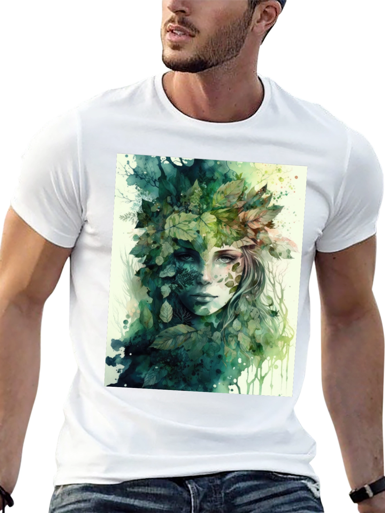Nature Spirit Graphic Tee - Eco-Friendly Style