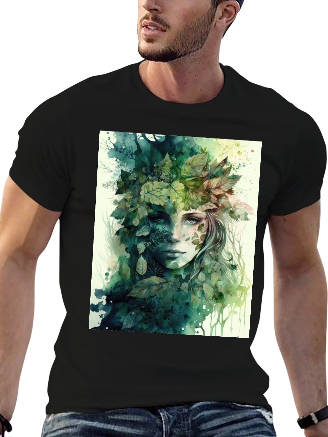 Nature Spirit Graphic Tee - Eco-Friendly Style