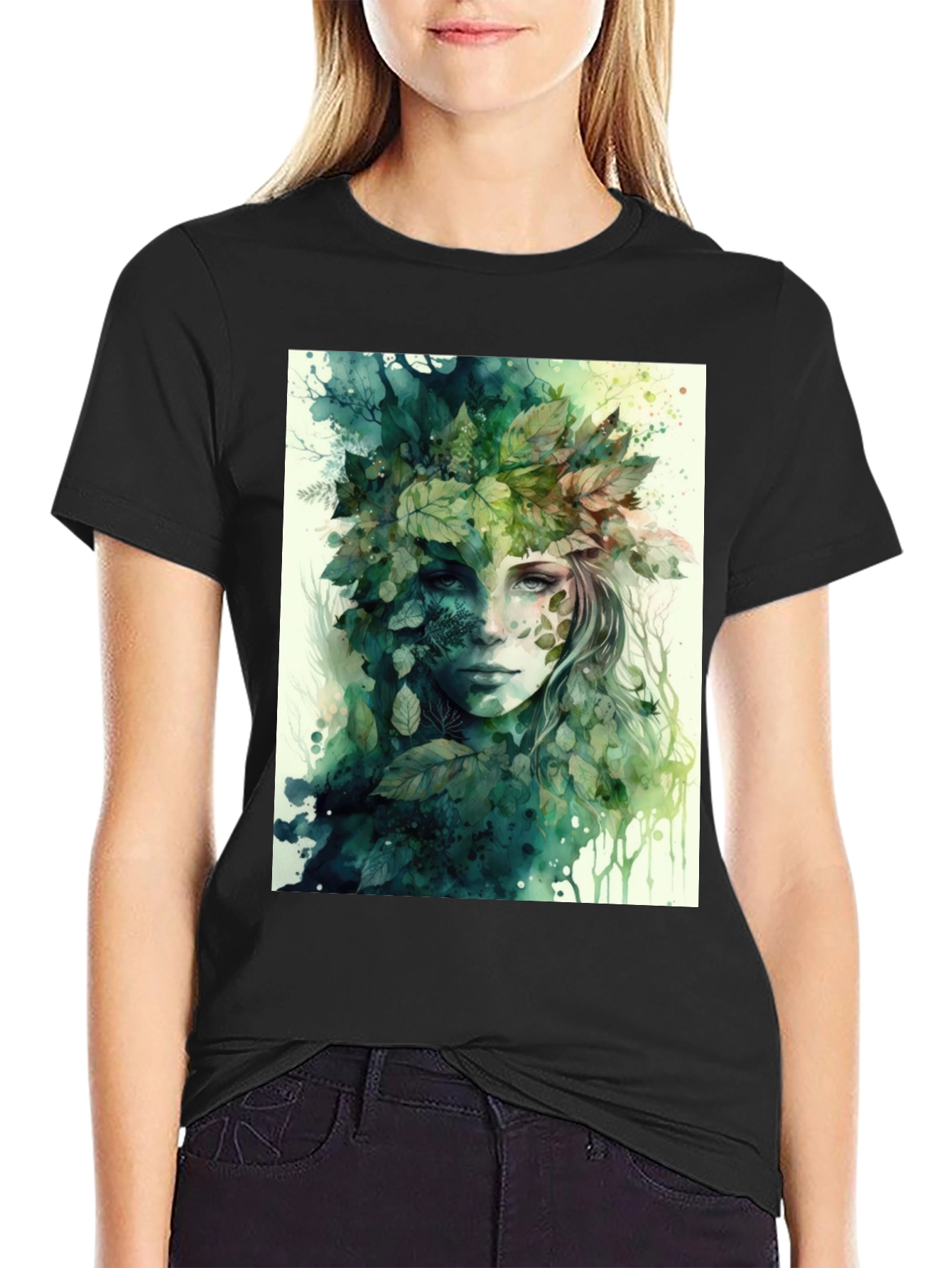 Nature Spirit Graphic Tee - Eco-Friendly Style