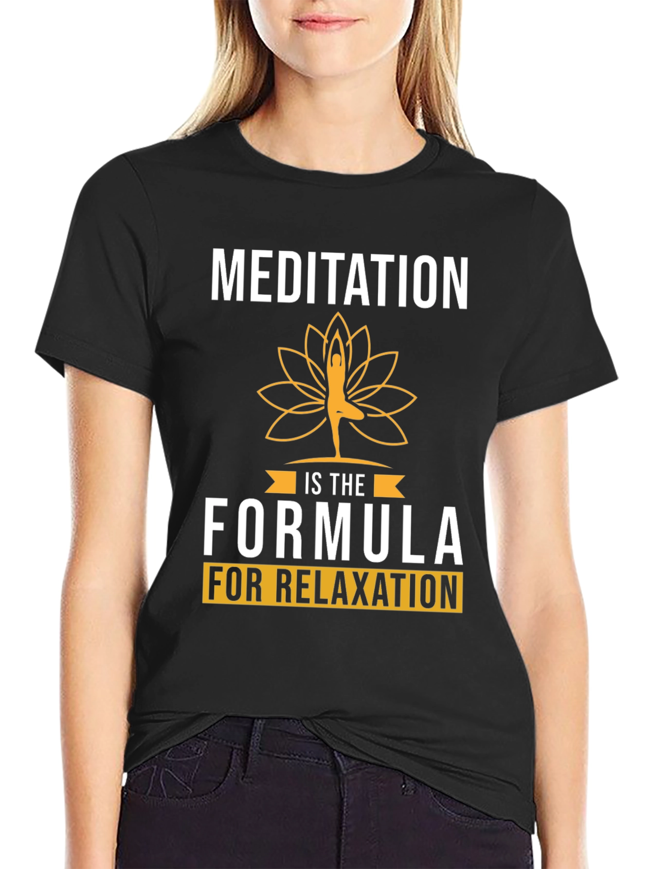Meditation Formula Relaxation Graphic Tee