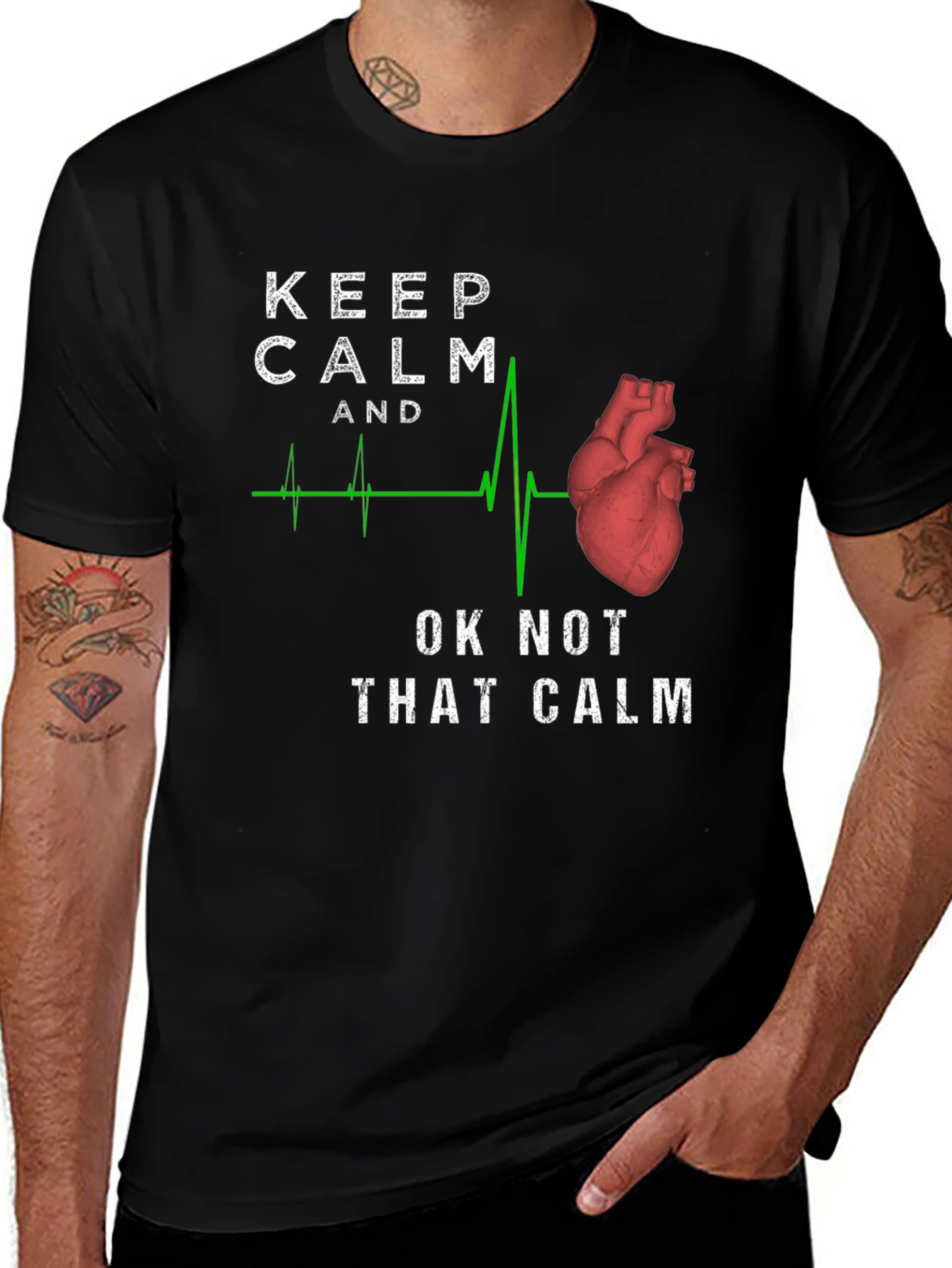 Keep Calm Heartbeat T-Shirt