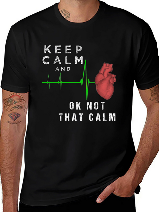 Keep Calm Heartbeat T-Shirt