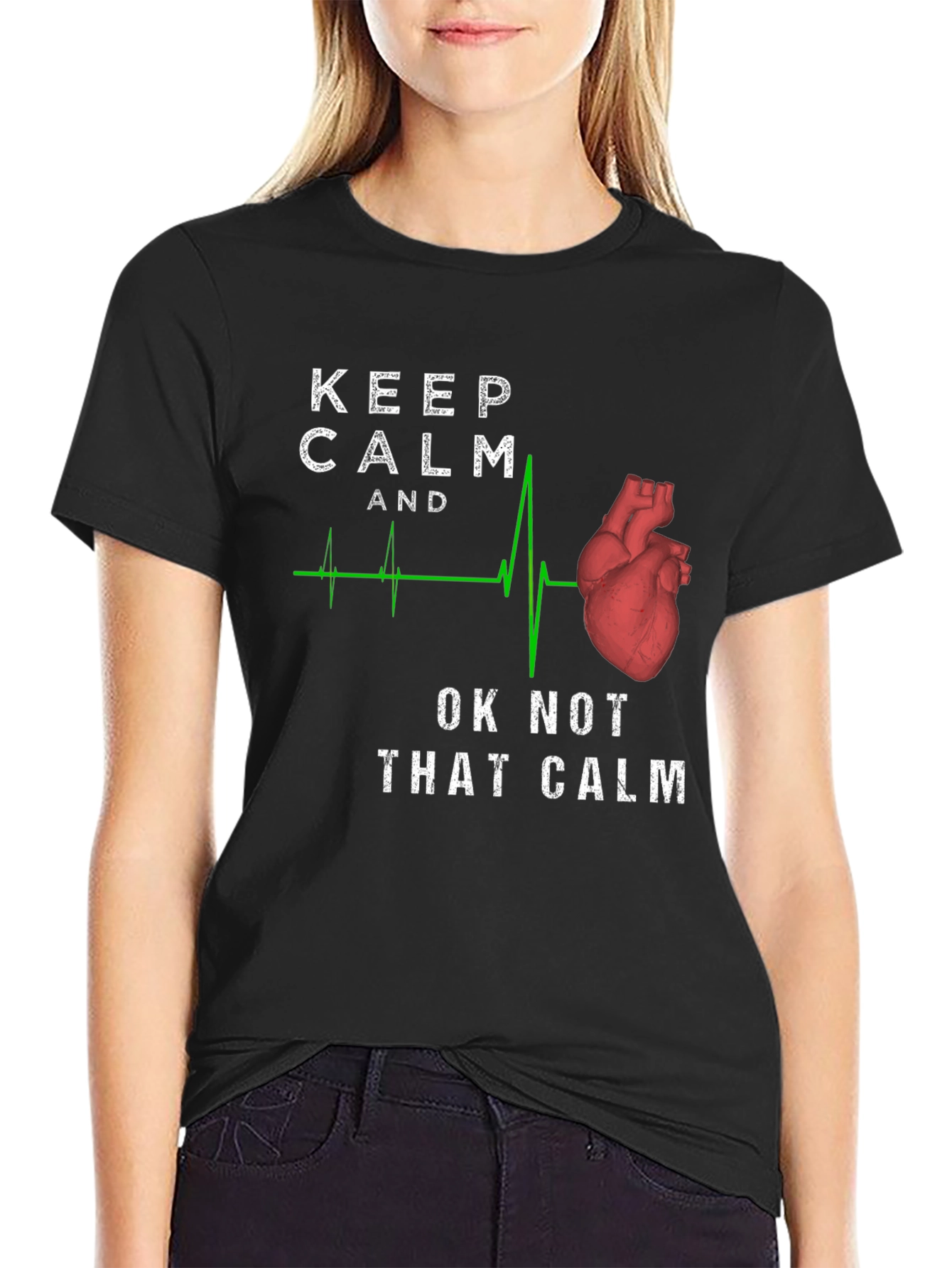 Keep Calm Heartbeat T-Shirt