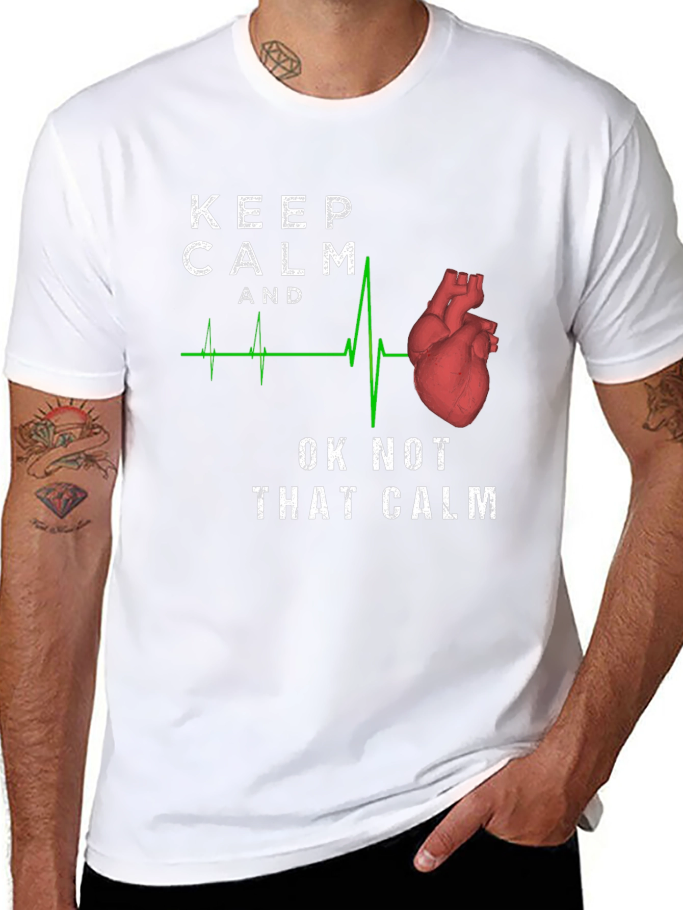 Keep Calm Heartbeat T-Shirt