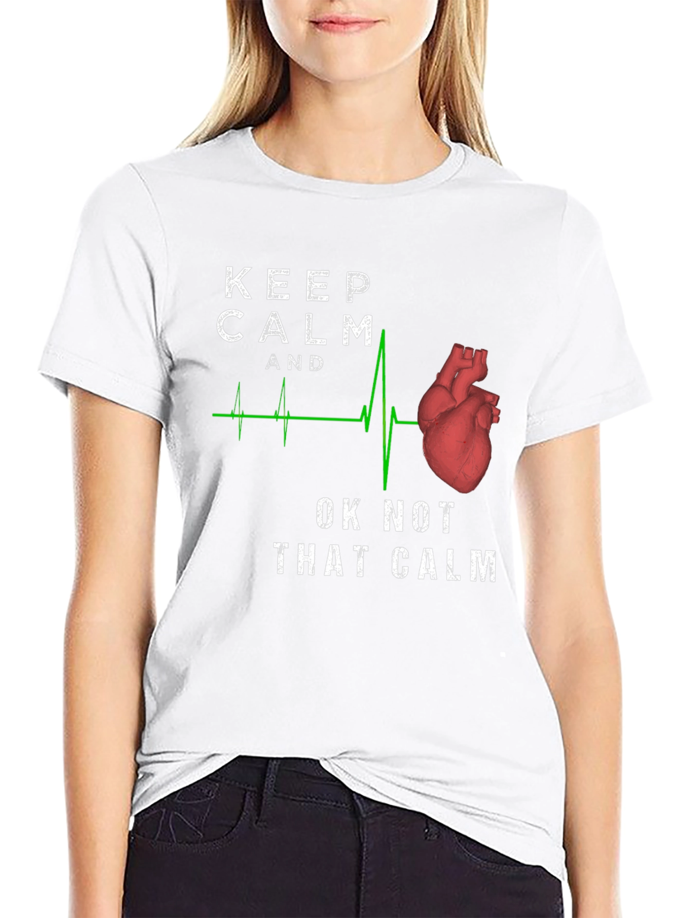 Keep Calm Heartbeat T-Shirt