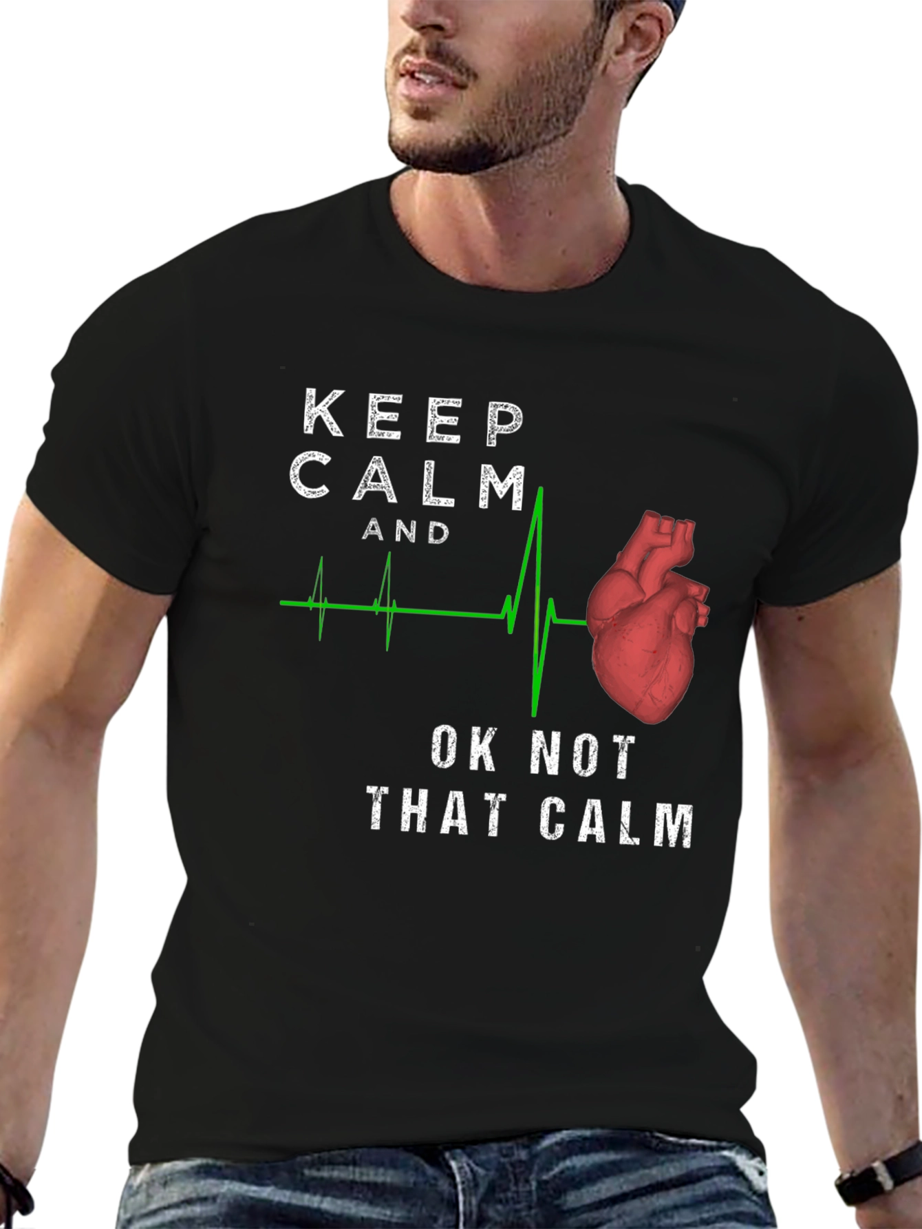 Keep Calm Heartbeat T-Shirt