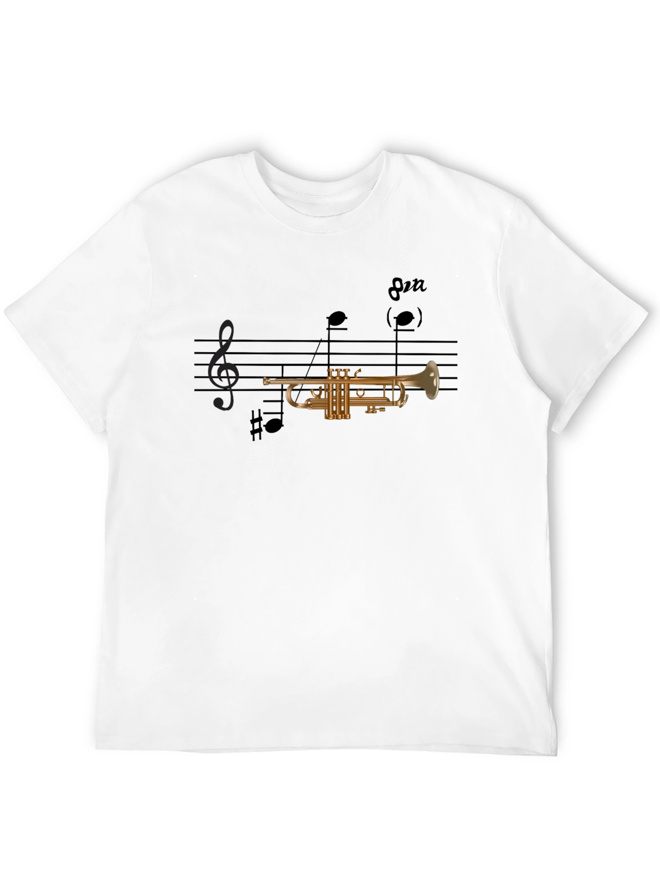Musical Trumpet Graphic T-Shirt