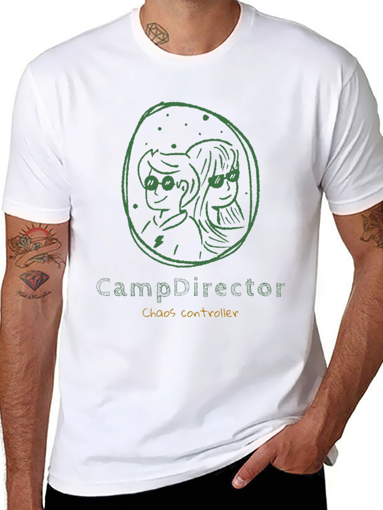 Camp Director Chaos Controller Graphic T-Shirt