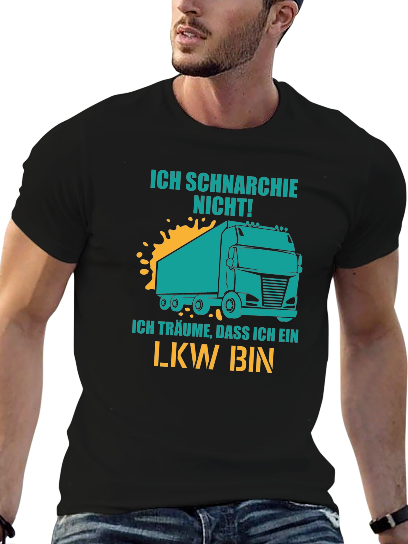 Ich Schnarchie Nicht! Trucker T-Shirt