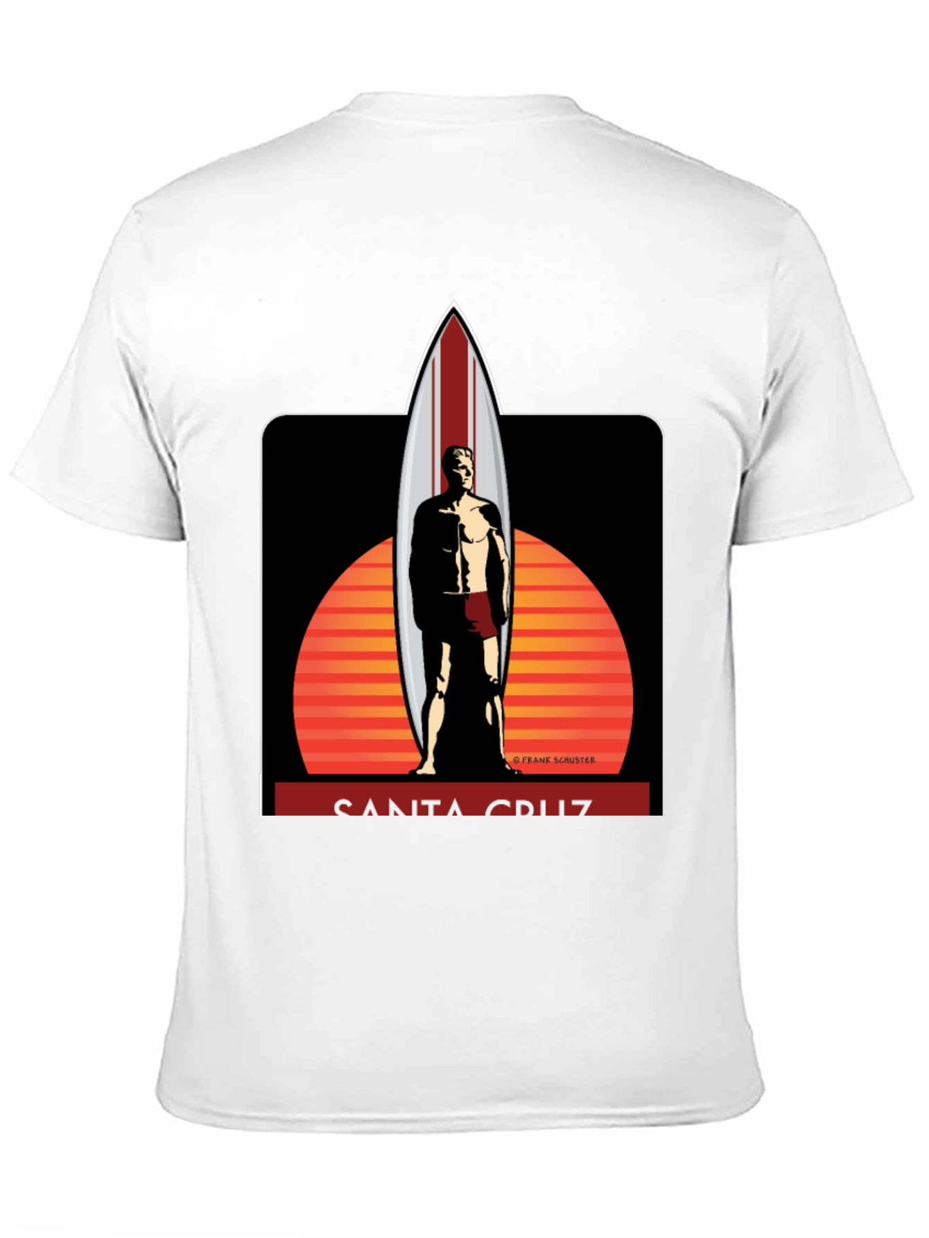 Santa Cruz Surfboard Graphic T-Shirt