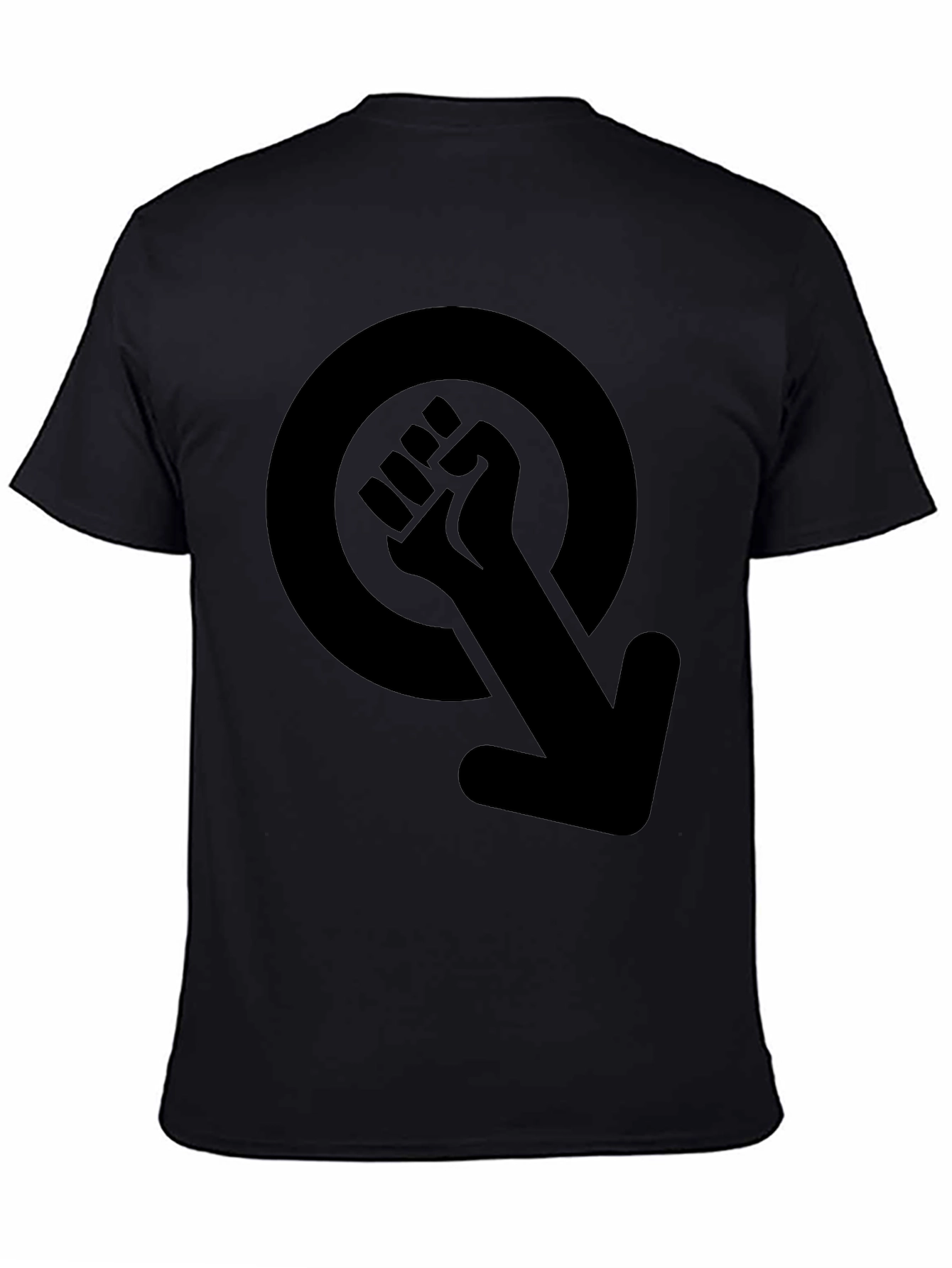 Empowered Fist Symbol Black T-Shirt