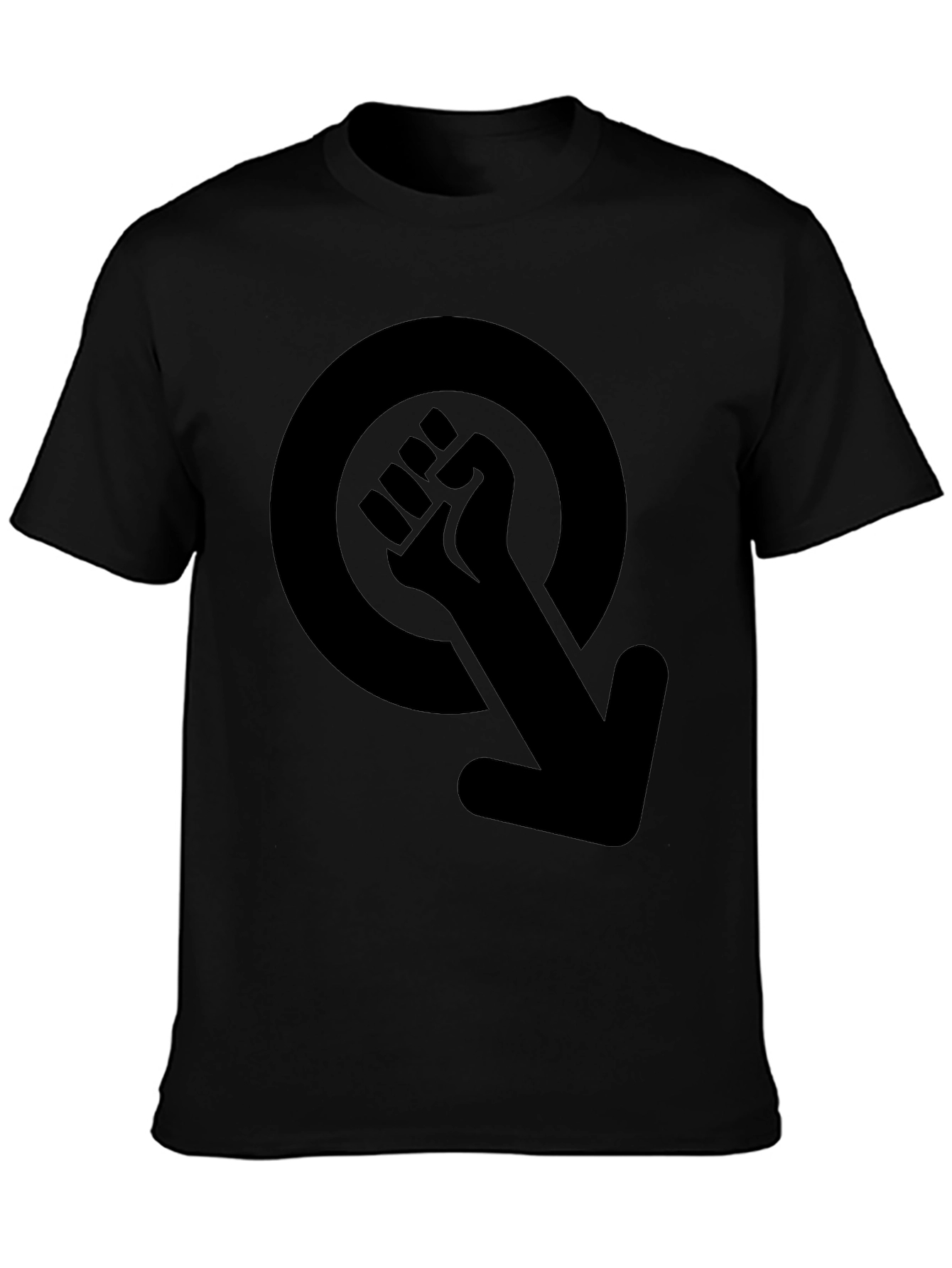 Empowered Fist Symbol Black T-Shirt