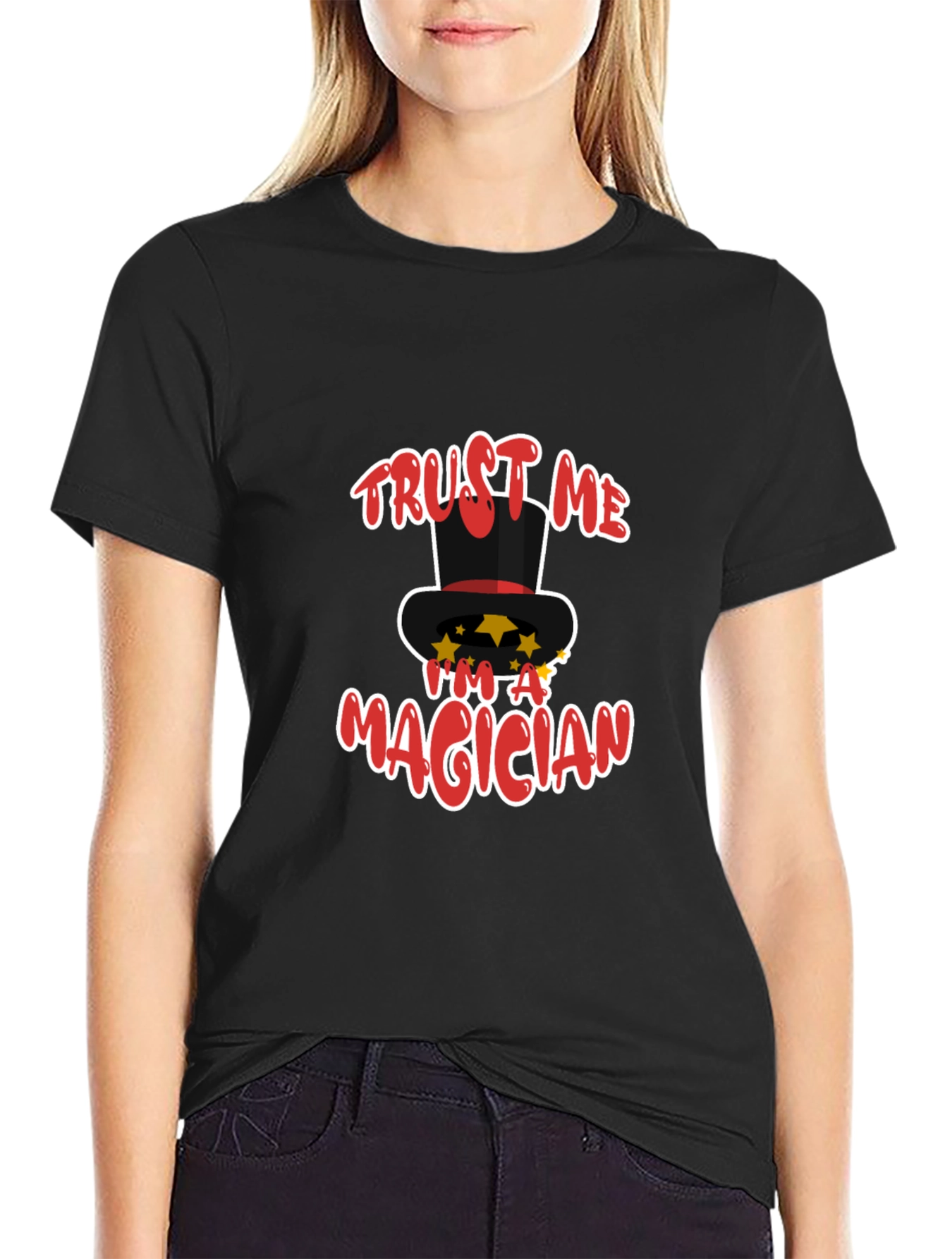 Trust Me Im a Magician T-Shirt Black