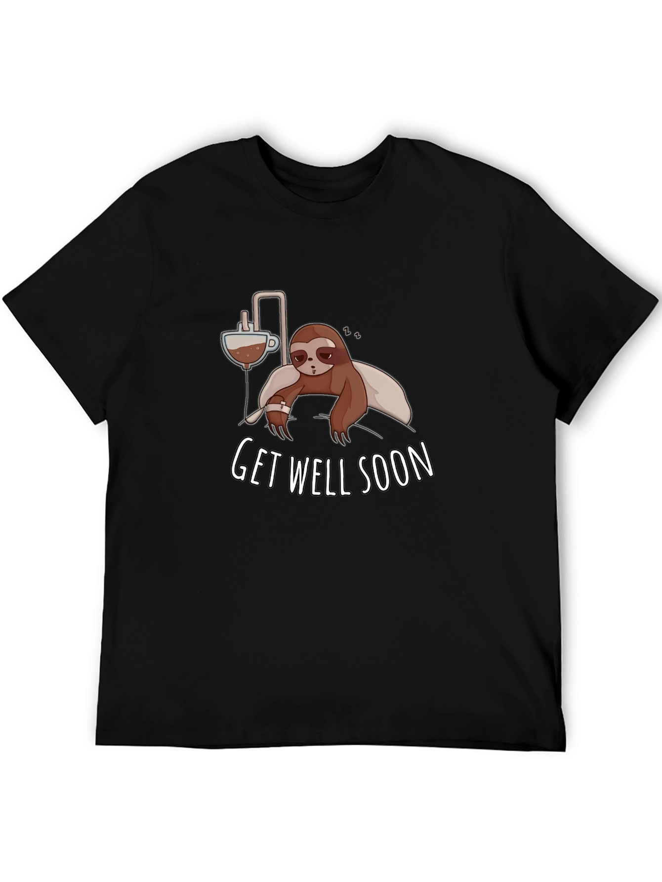 Get Well Soon Sloth Graphic T-Shirt