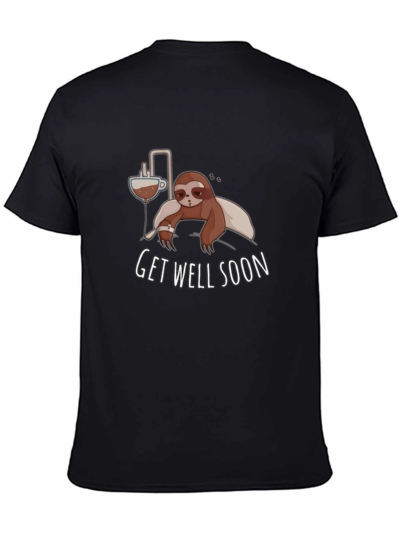 Get Well Soon Sloth Graphic T-Shirt