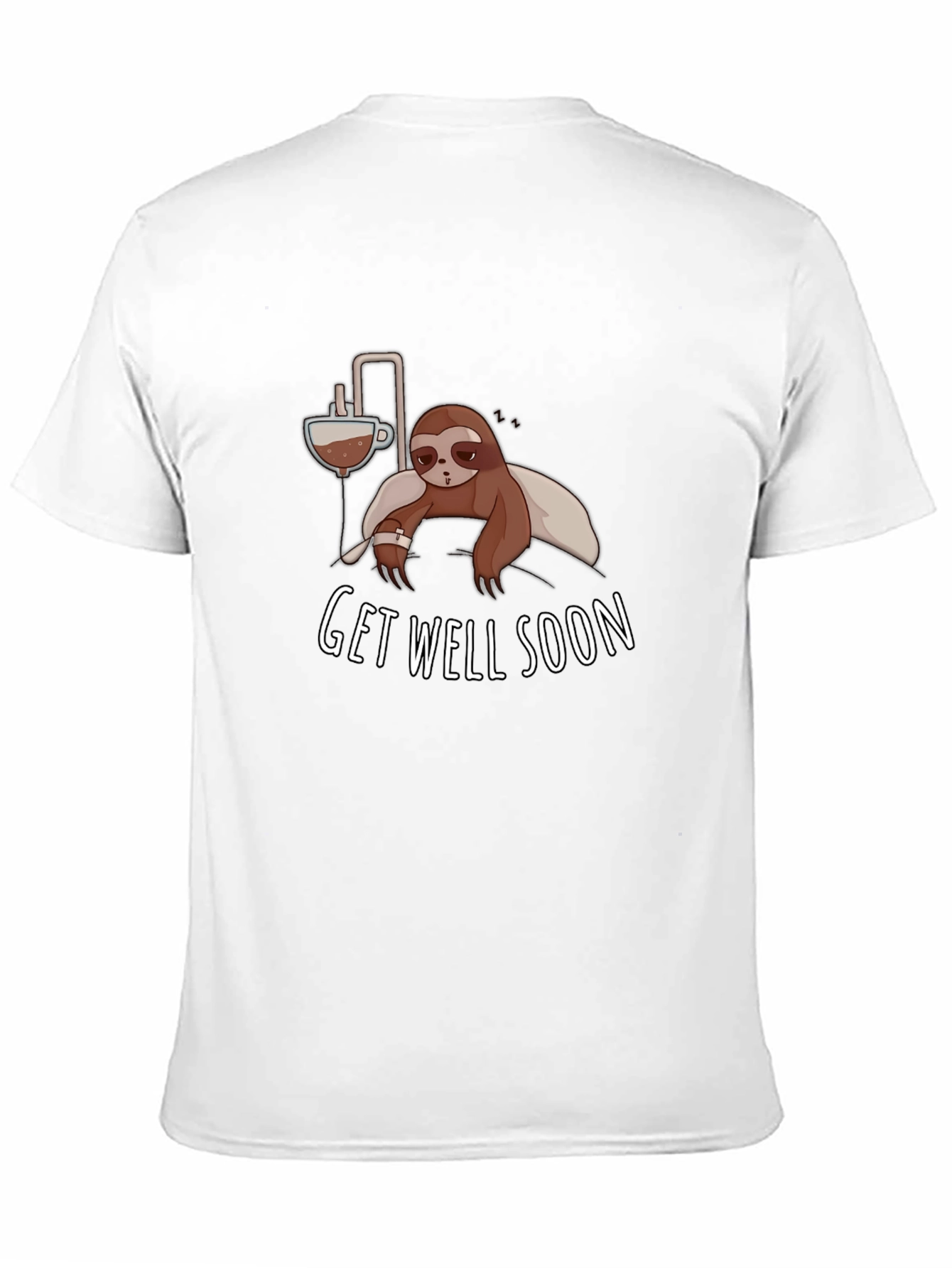 Get Well Soon Sloth Graphic T-Shirt