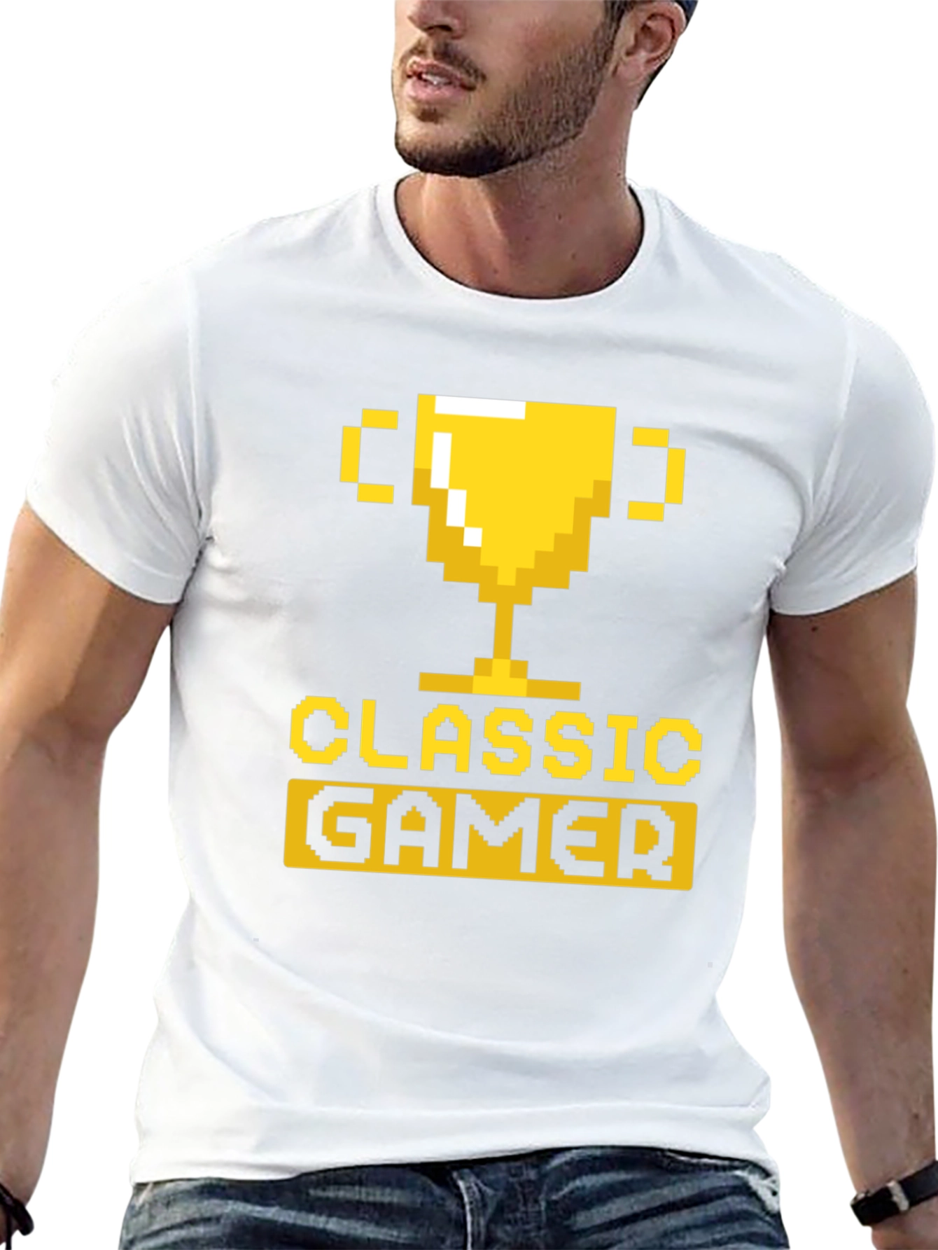 Classic Gamer Graphic T-Shirt - Retro Gaming