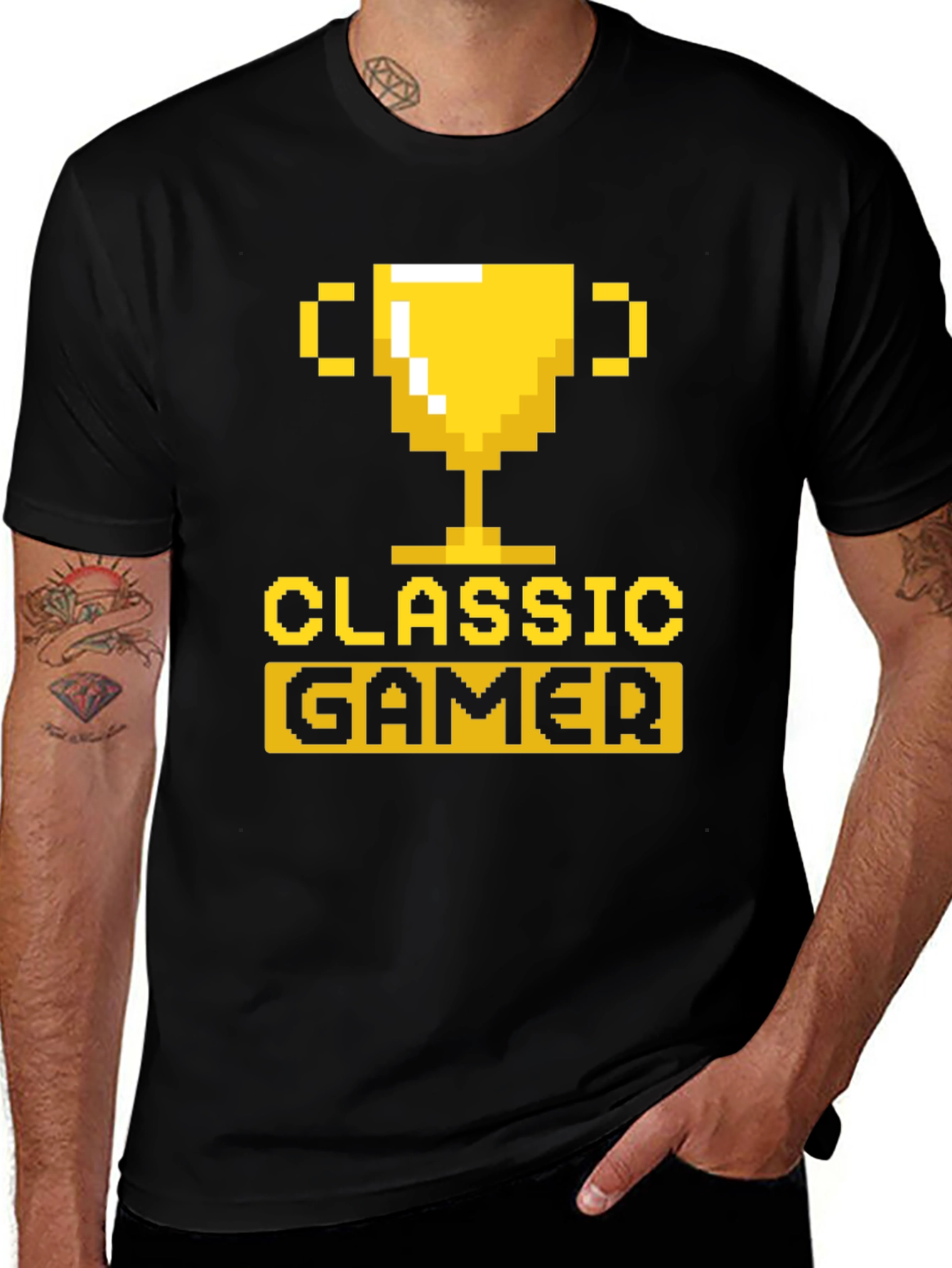 Classic Gamer Graphic T-Shirt - Retro Gaming