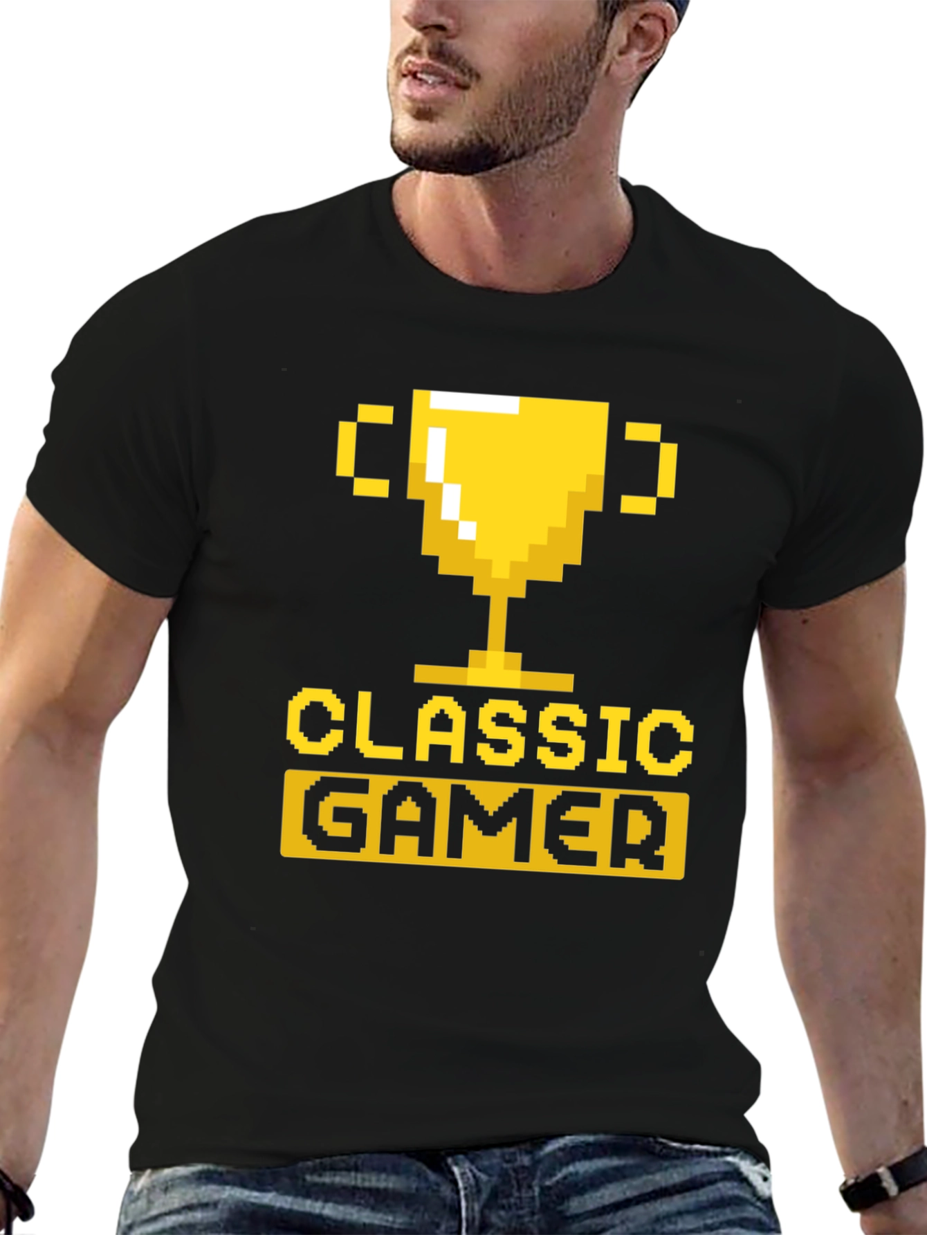 Classic Gamer Graphic T-Shirt - Retro Gaming