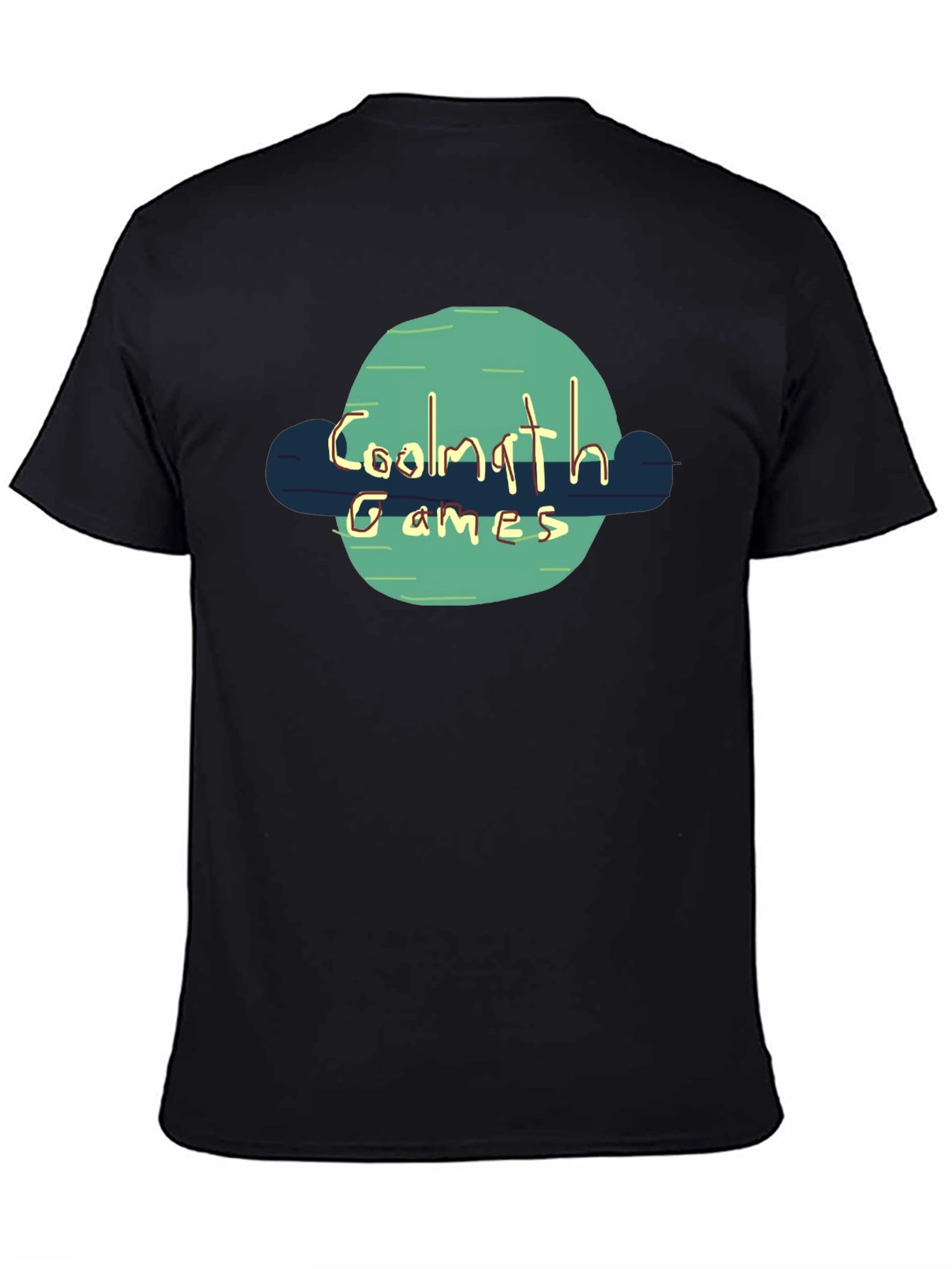 Coolmath Games Black T-Shirt Fun Casual Wear