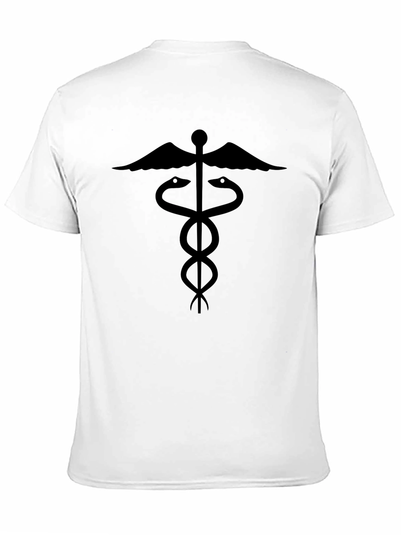 Caduceus Symbol Black T-Shirt