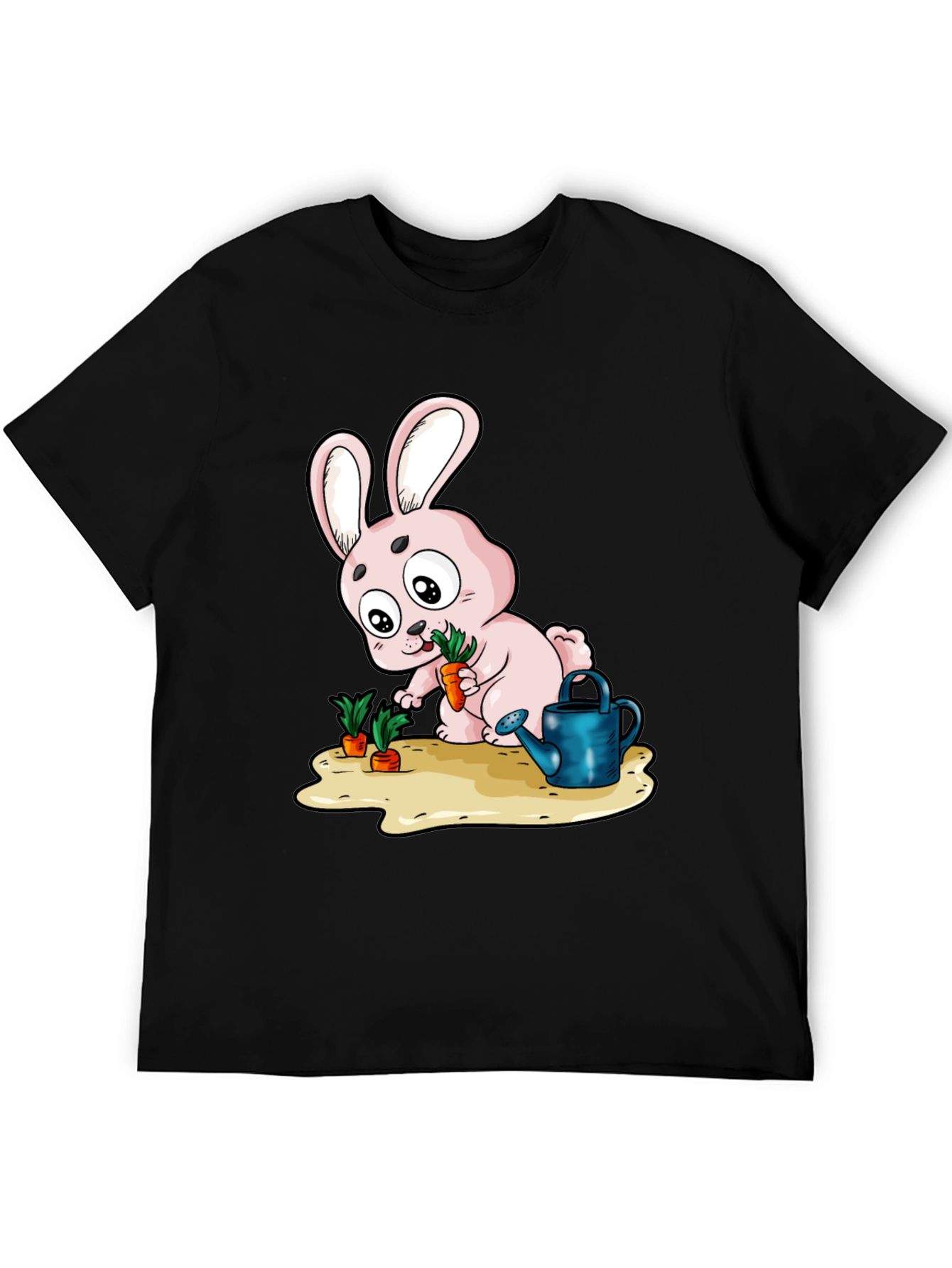 Cute Bunny Carrot Garden T-Shirt