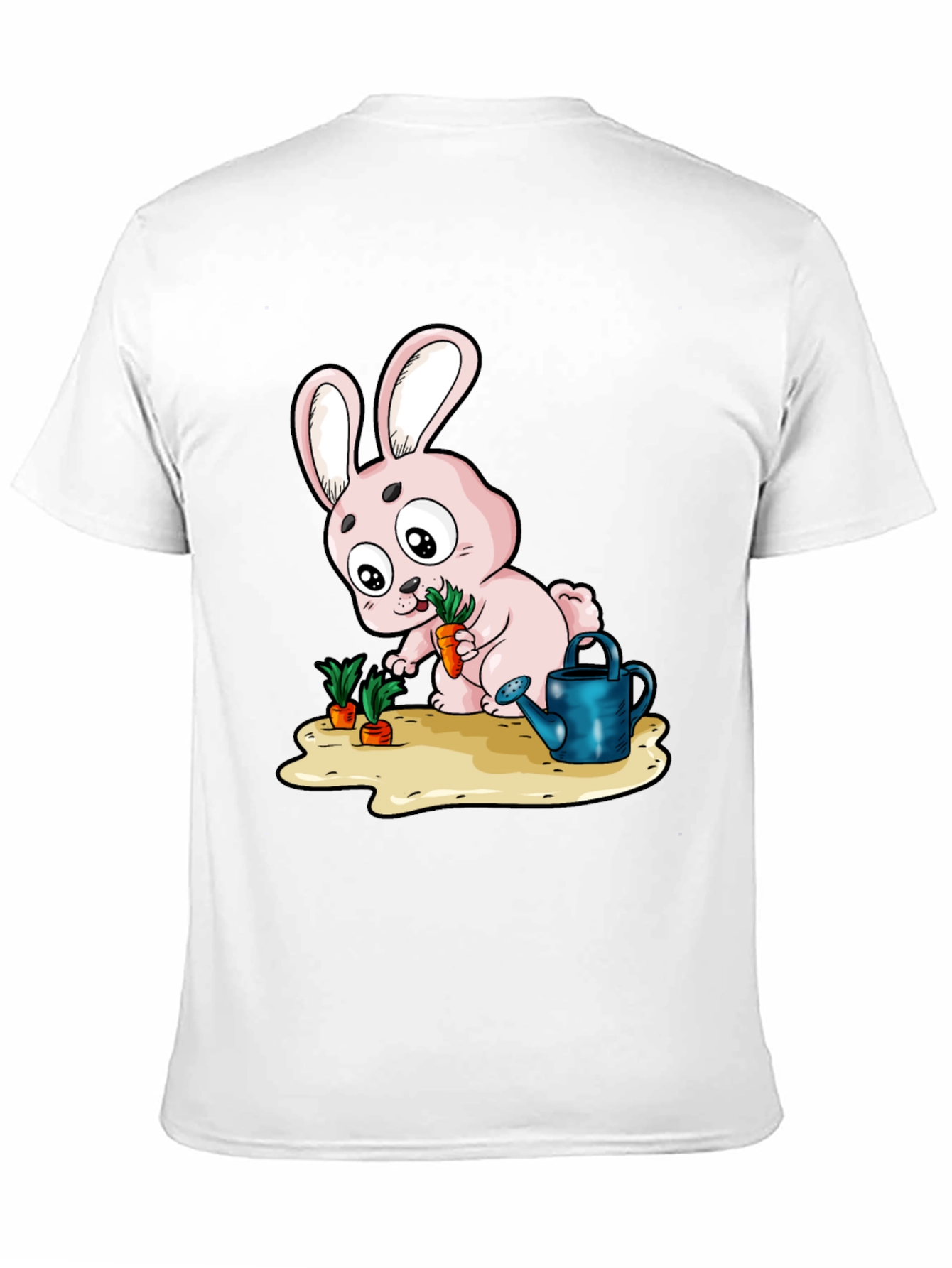 Cute Bunny Carrot Garden T-Shirt
