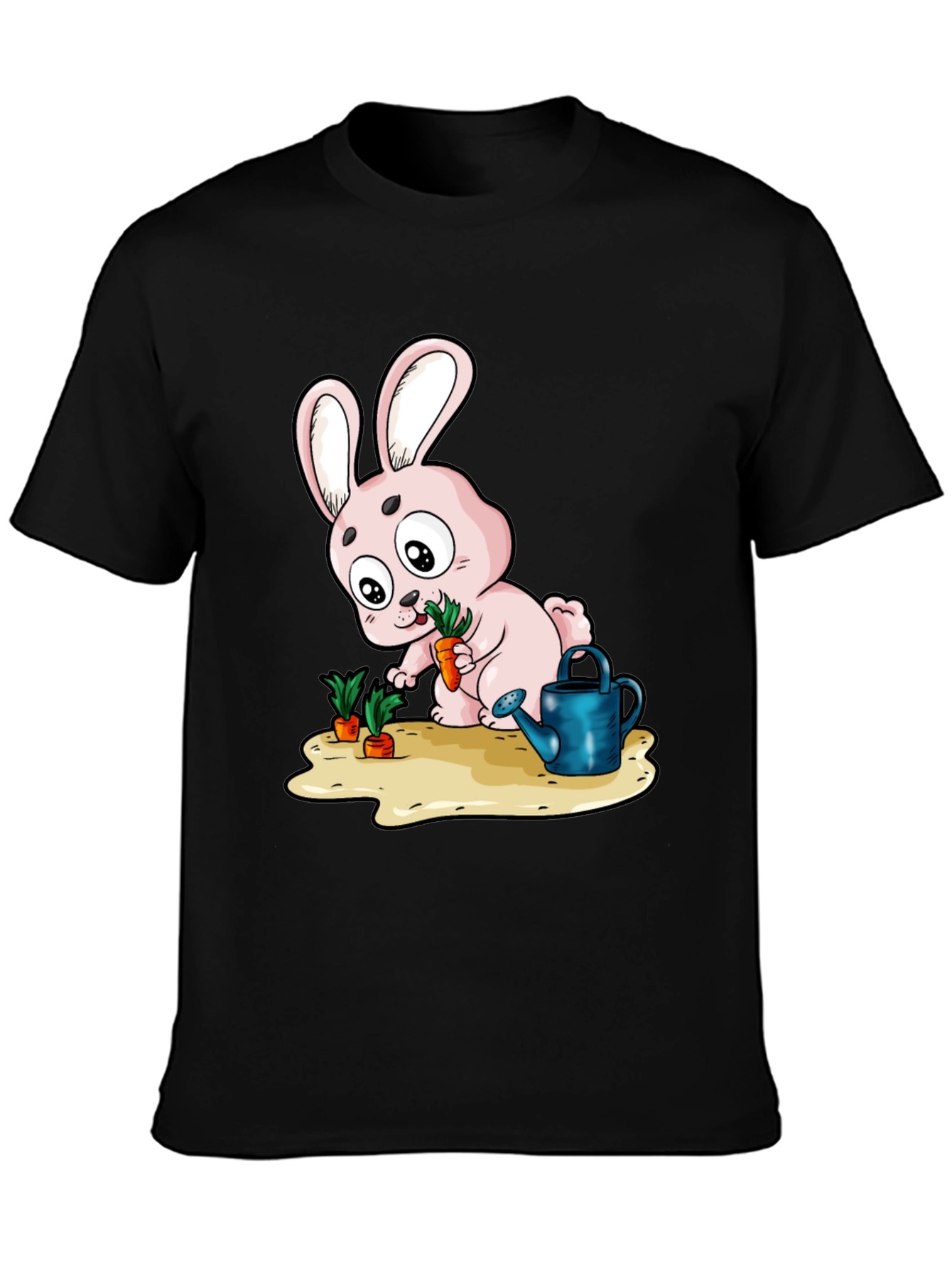 Cute Bunny Carrot Garden T-Shirt