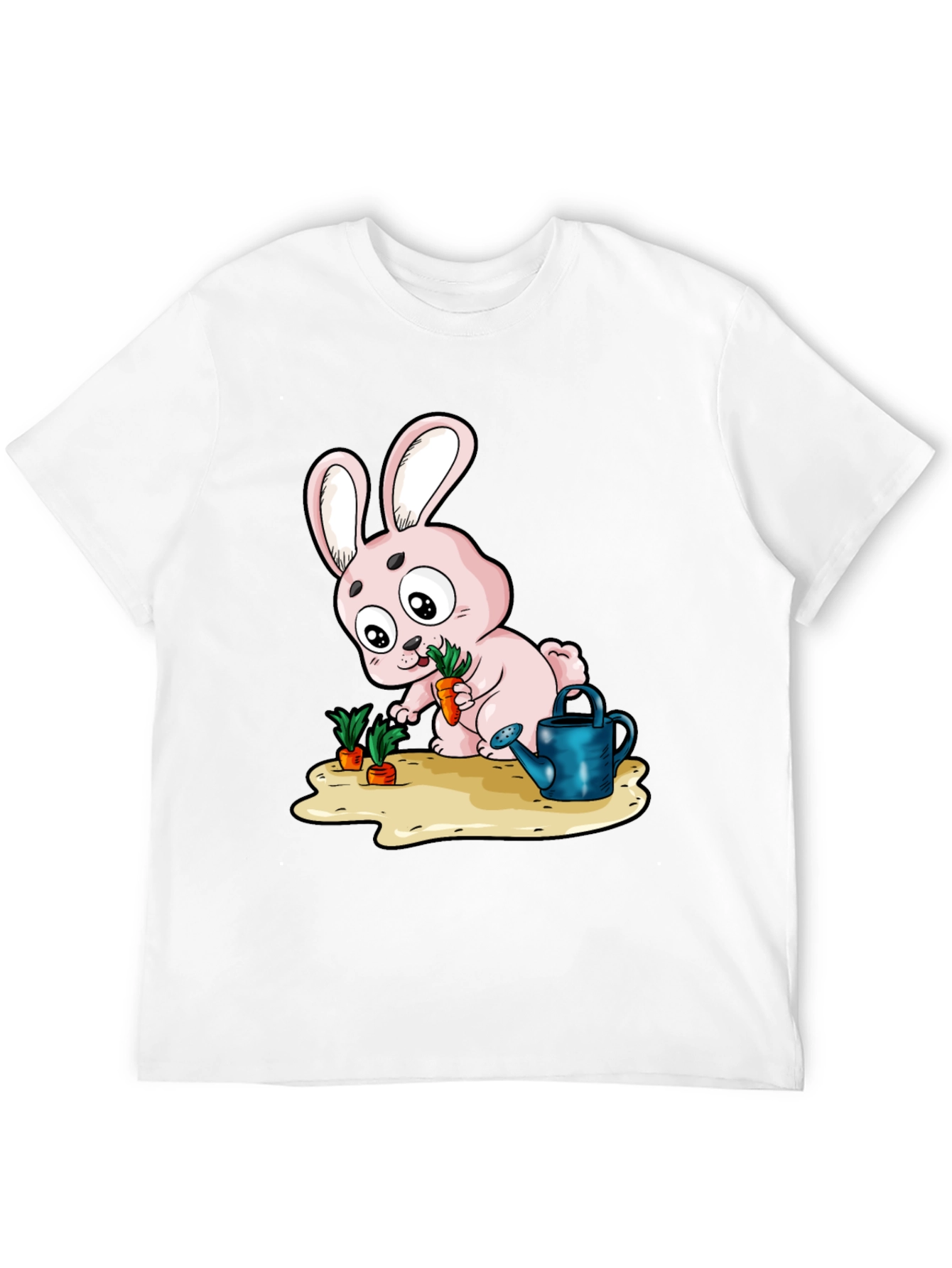 Cute Bunny Carrot Garden T-Shirt