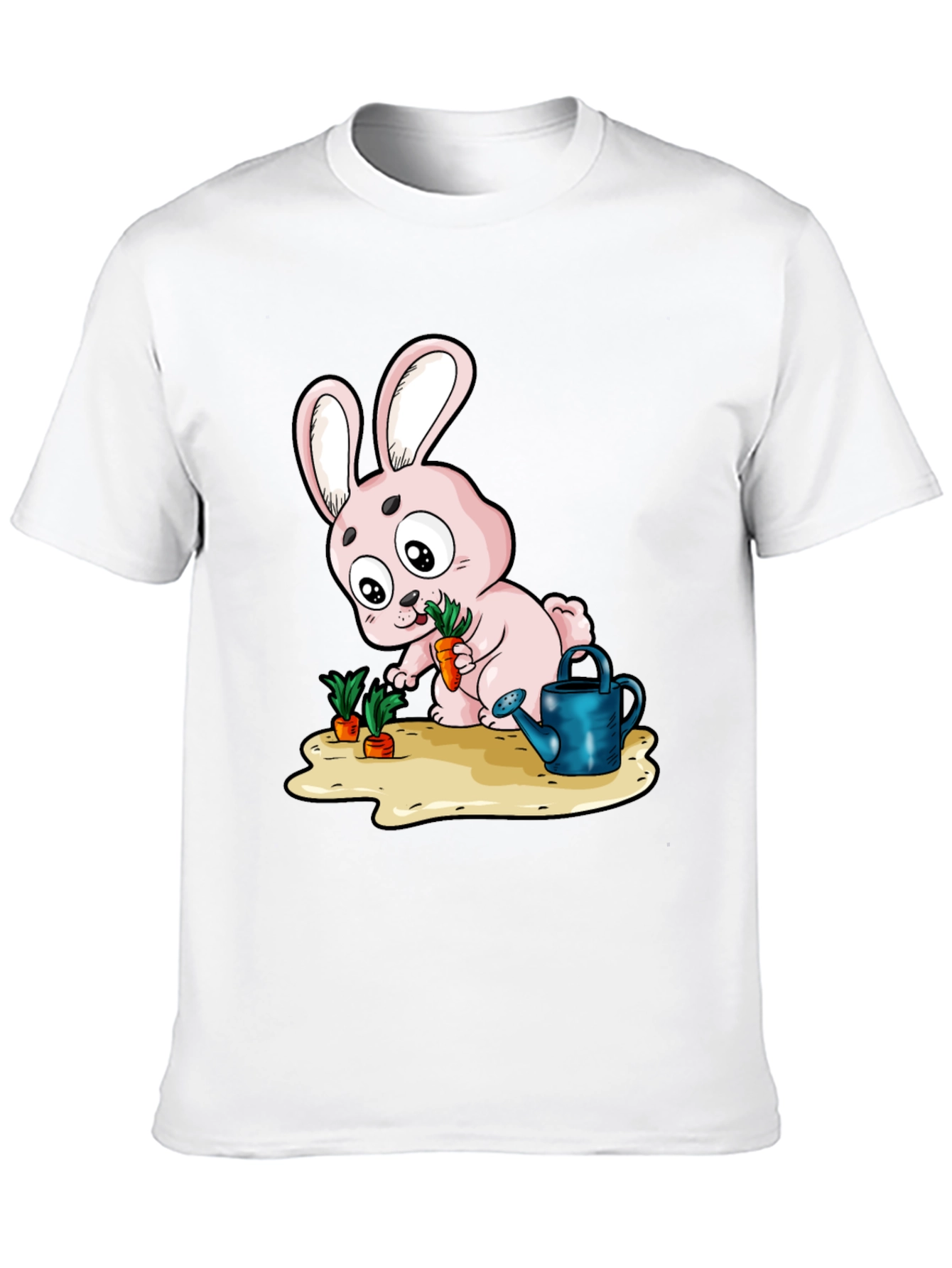 Cute Bunny Carrot Garden T-Shirt