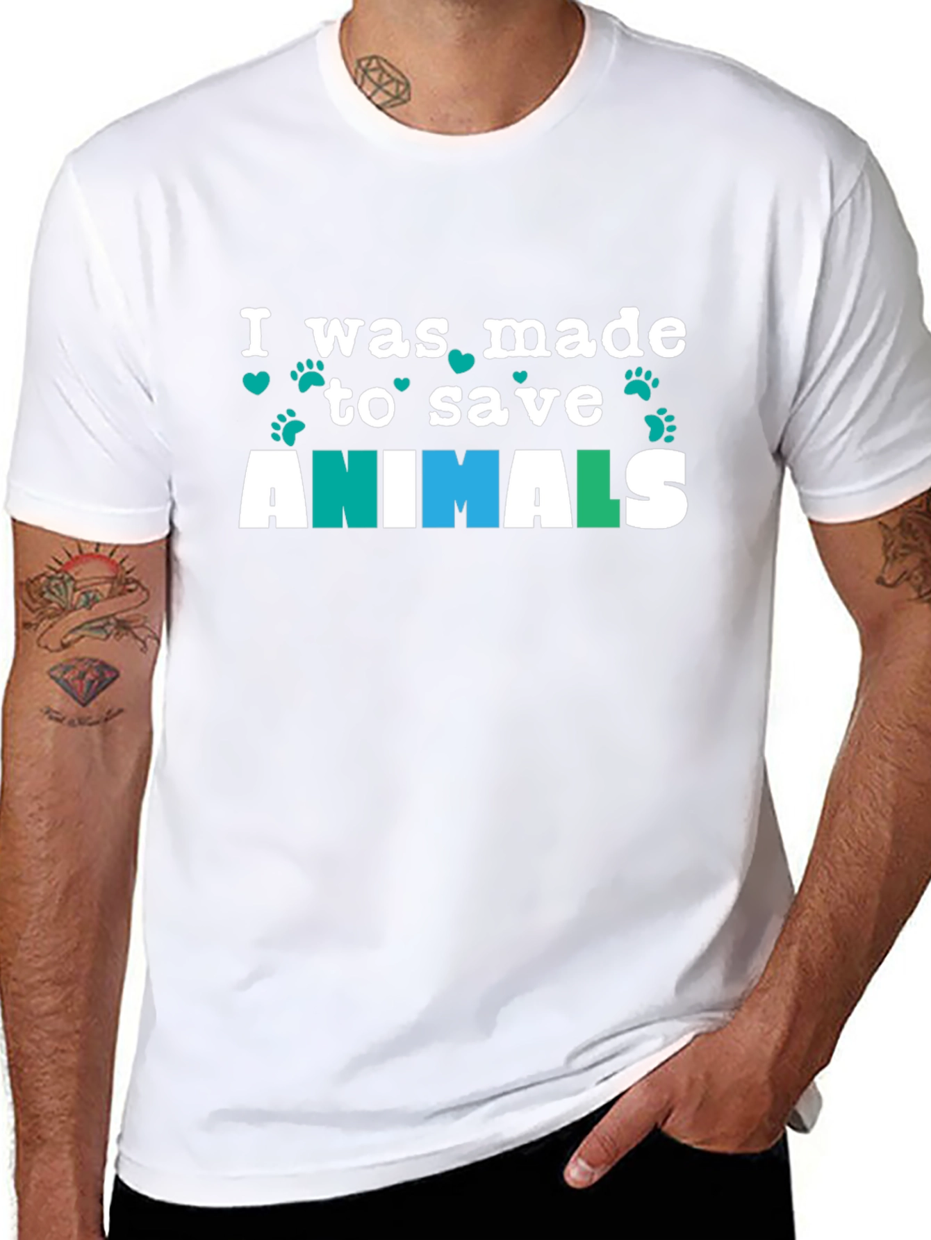I Was Made To Save Animals T-Shirt
