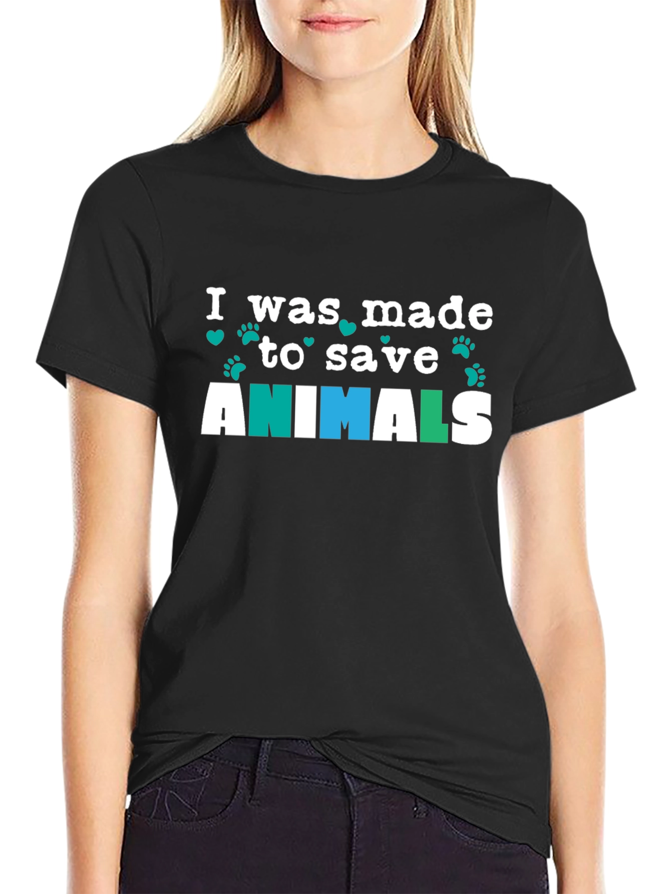 I Was Made To Save Animals T-Shirt