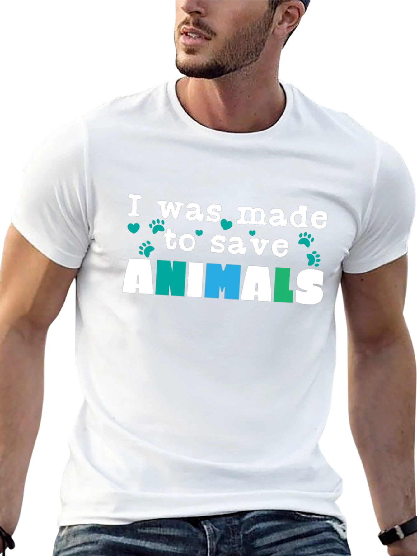 I Was Made To Save Animals T-Shirt