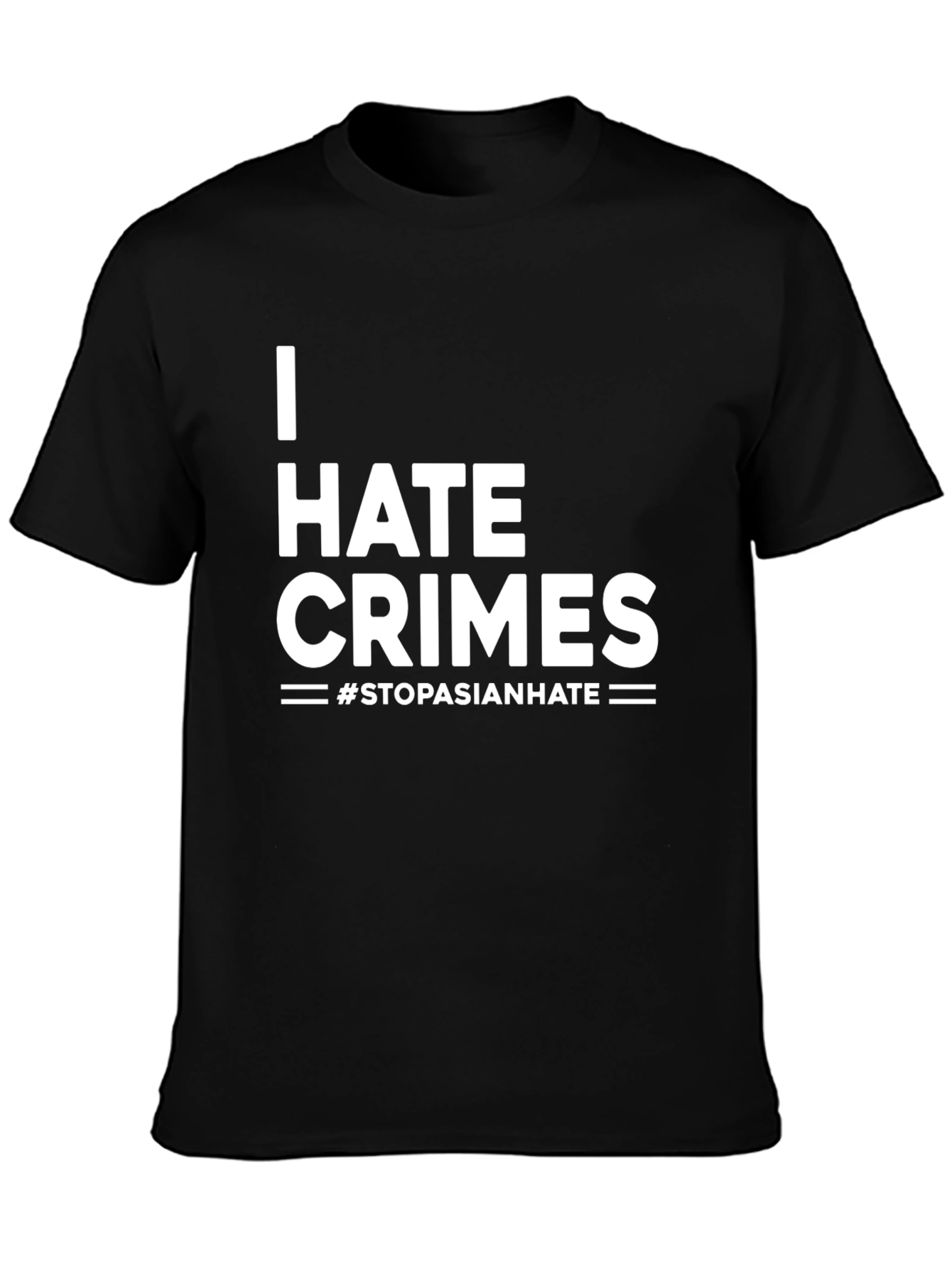 I Hate Crimes T-Shirt - Stop Asian Hate Awareness