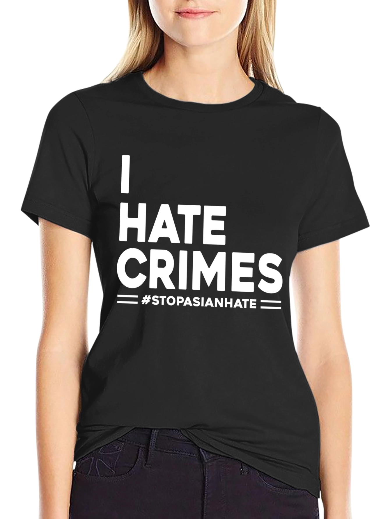 I Hate Crimes T-Shirt - Stop Asian Hate Awareness